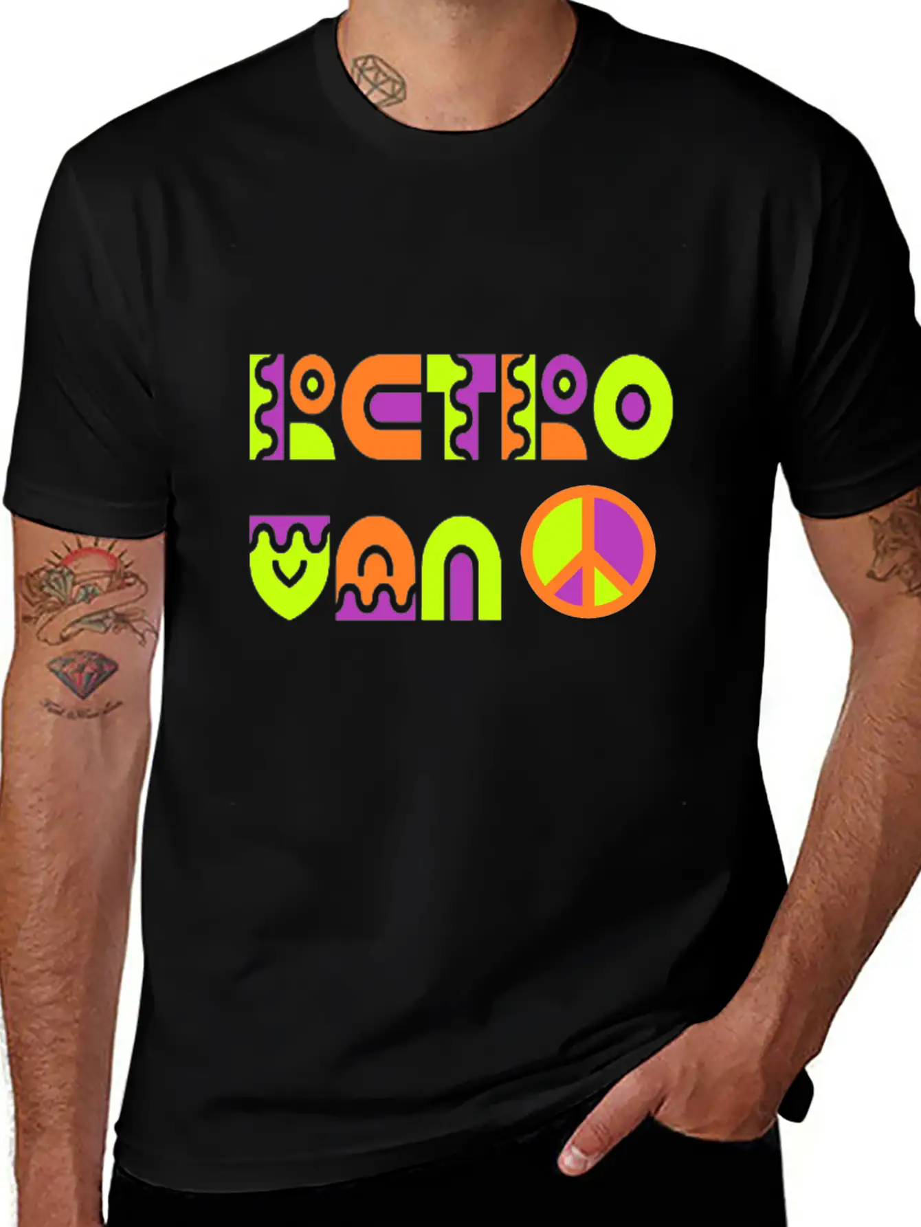 RETRO VAN COLOR Stylish Everyday T-Shirt – Unisex Basic Cotton Tee