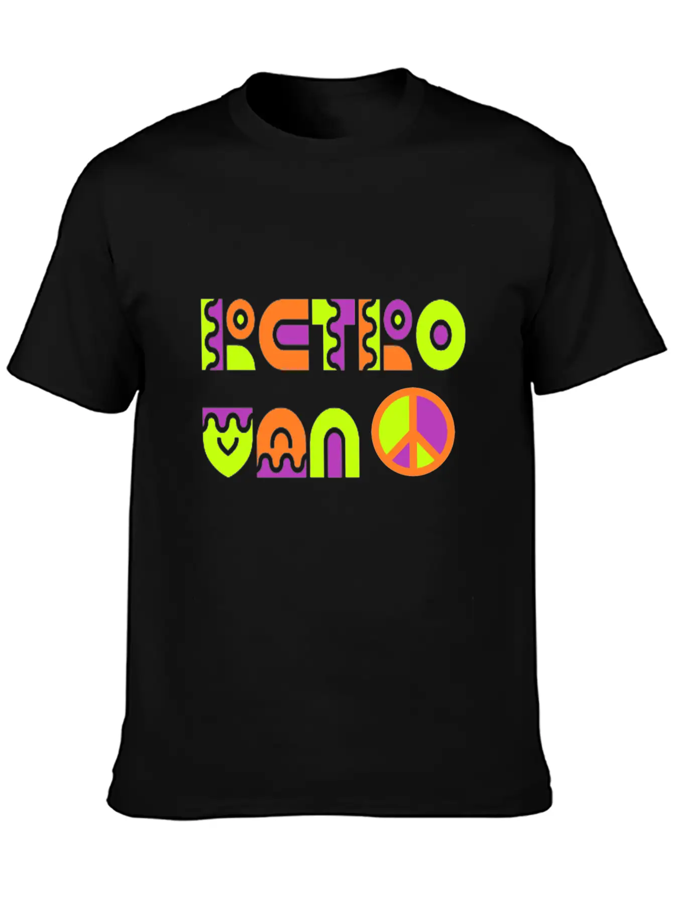 RETRO VAN COLOR Stylish Everyday T-Shirt – Unisex Basic Cotton Tee