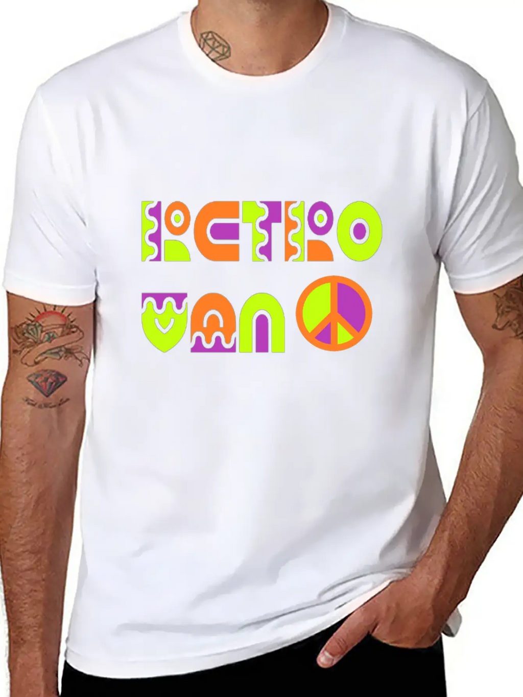 RETRO VAN COLOR Stylish Everyday T-Shirt – Unisex Basic Cotton Tee