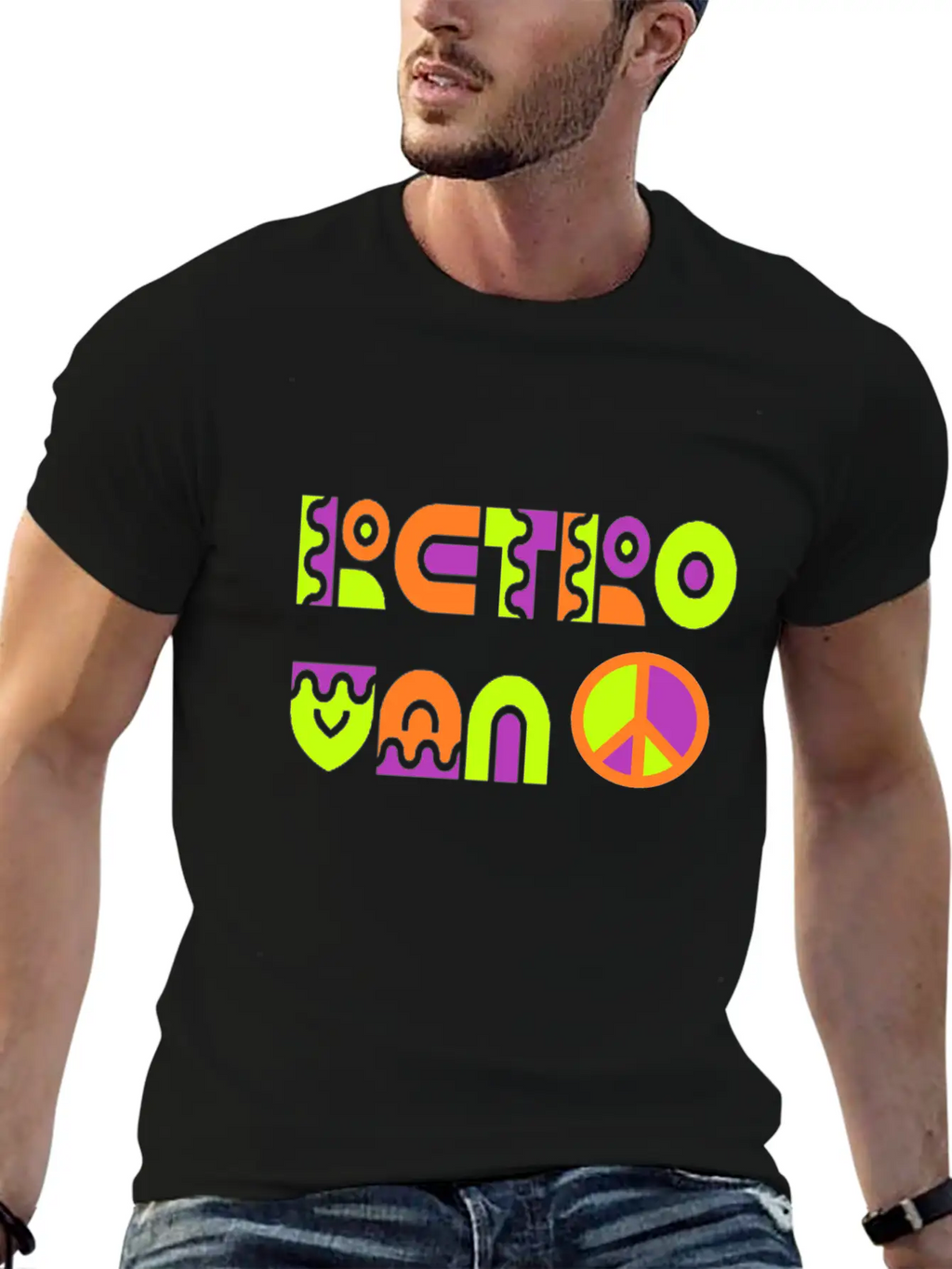 RETRO VAN COLOR Stylish Everyday T-Shirt – Unisex Basic Cotton Tee