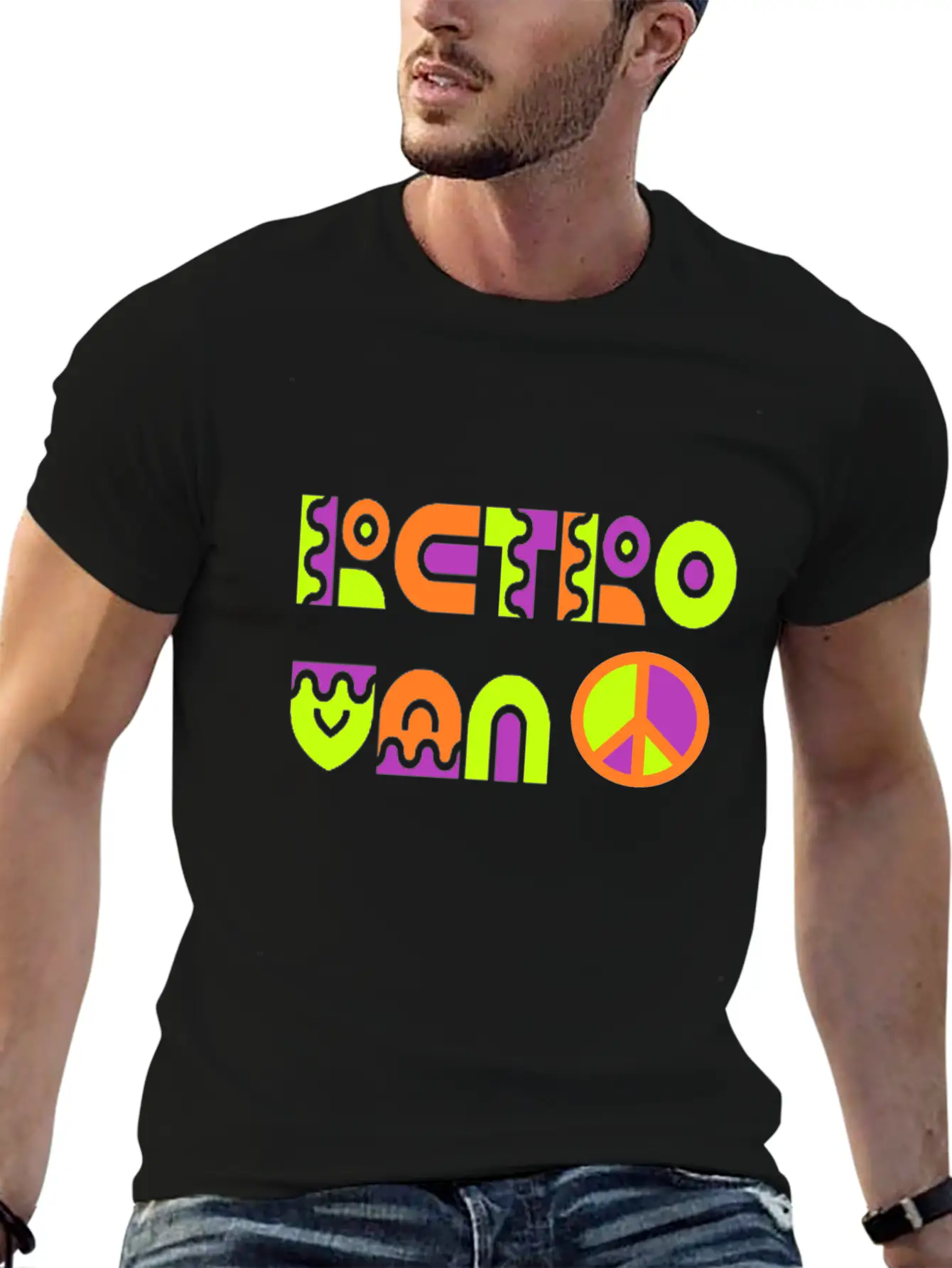 RETRO VAN COLOR Stylish Everyday T-Shirt – Unisex Basic Cotton Tee