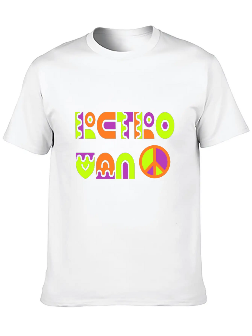 RETRO VAN COLOR Stylish Everyday T-Shirt – Unisex Basic Cotton Tee