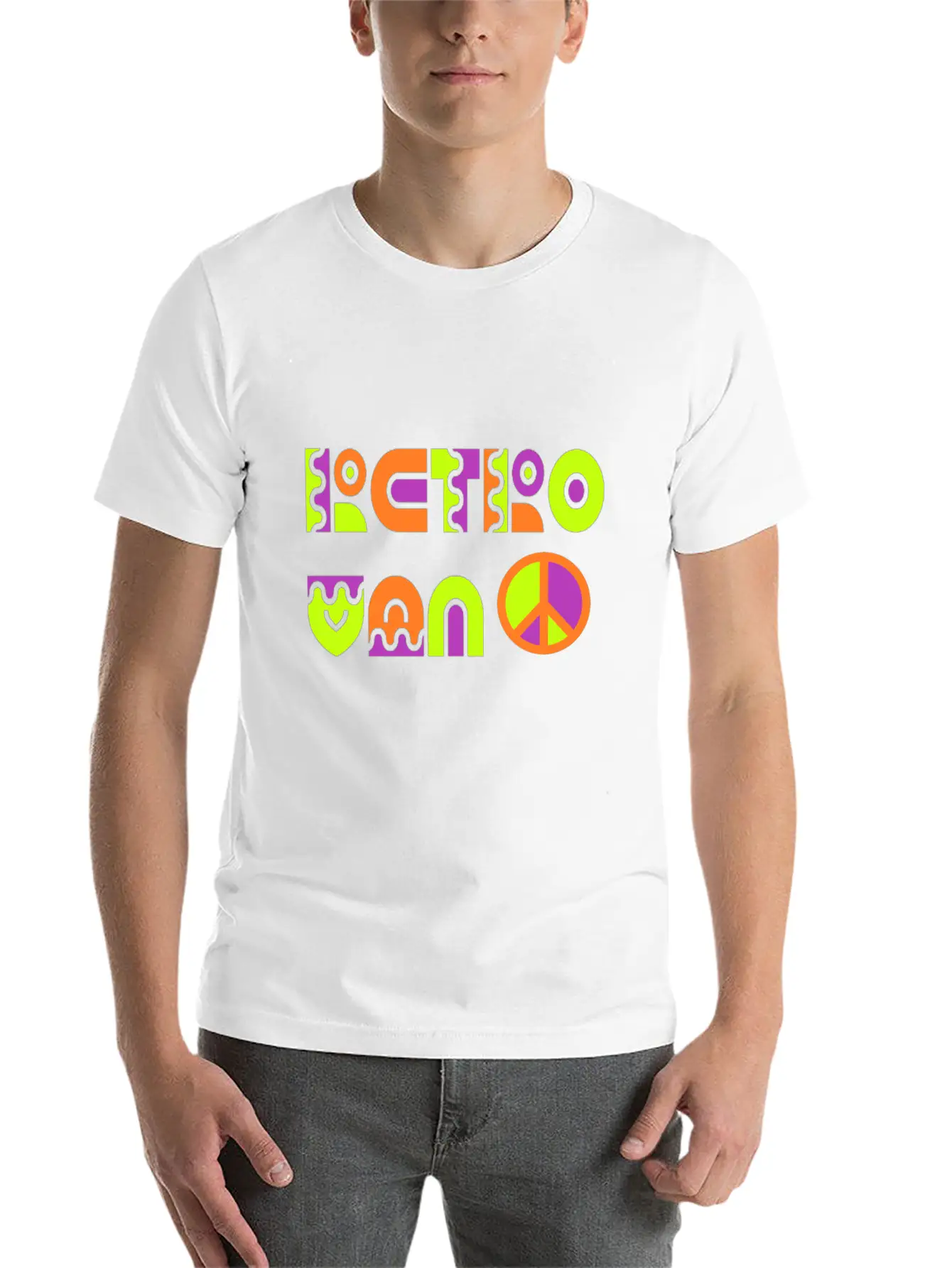 RETRO VAN COLOR Stylish Everyday T-Shirt – Unisex Basic Cotton Tee