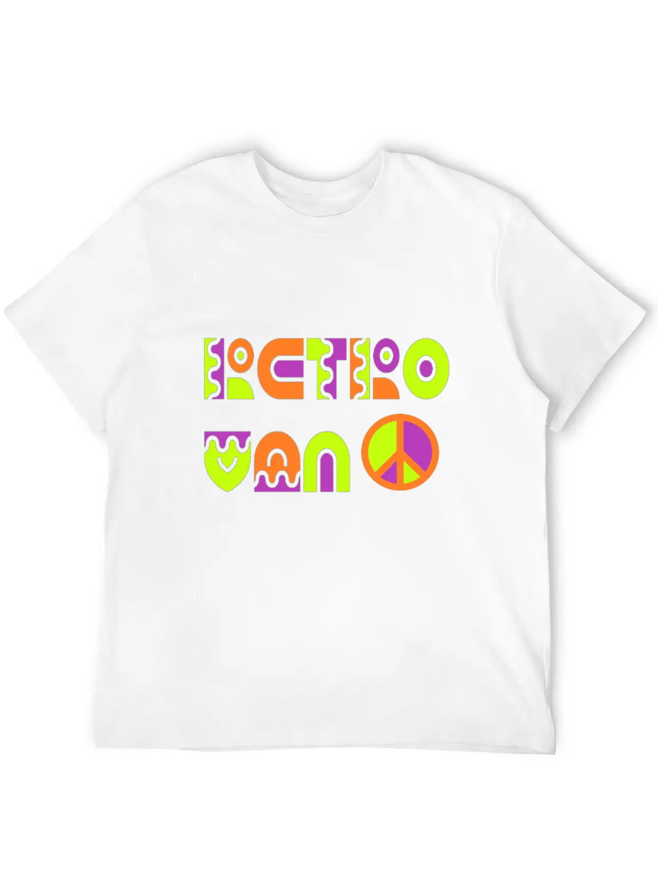 RETRO VAN COLOR Stylish Everyday T-Shirt – Unisex Basic Cotton Tee