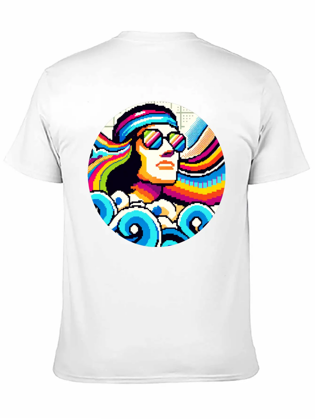 Retro Vibes: Groovy Hobbies In Pixel Art Breathable Graphic T-Shirt – Perfect For Casual Days