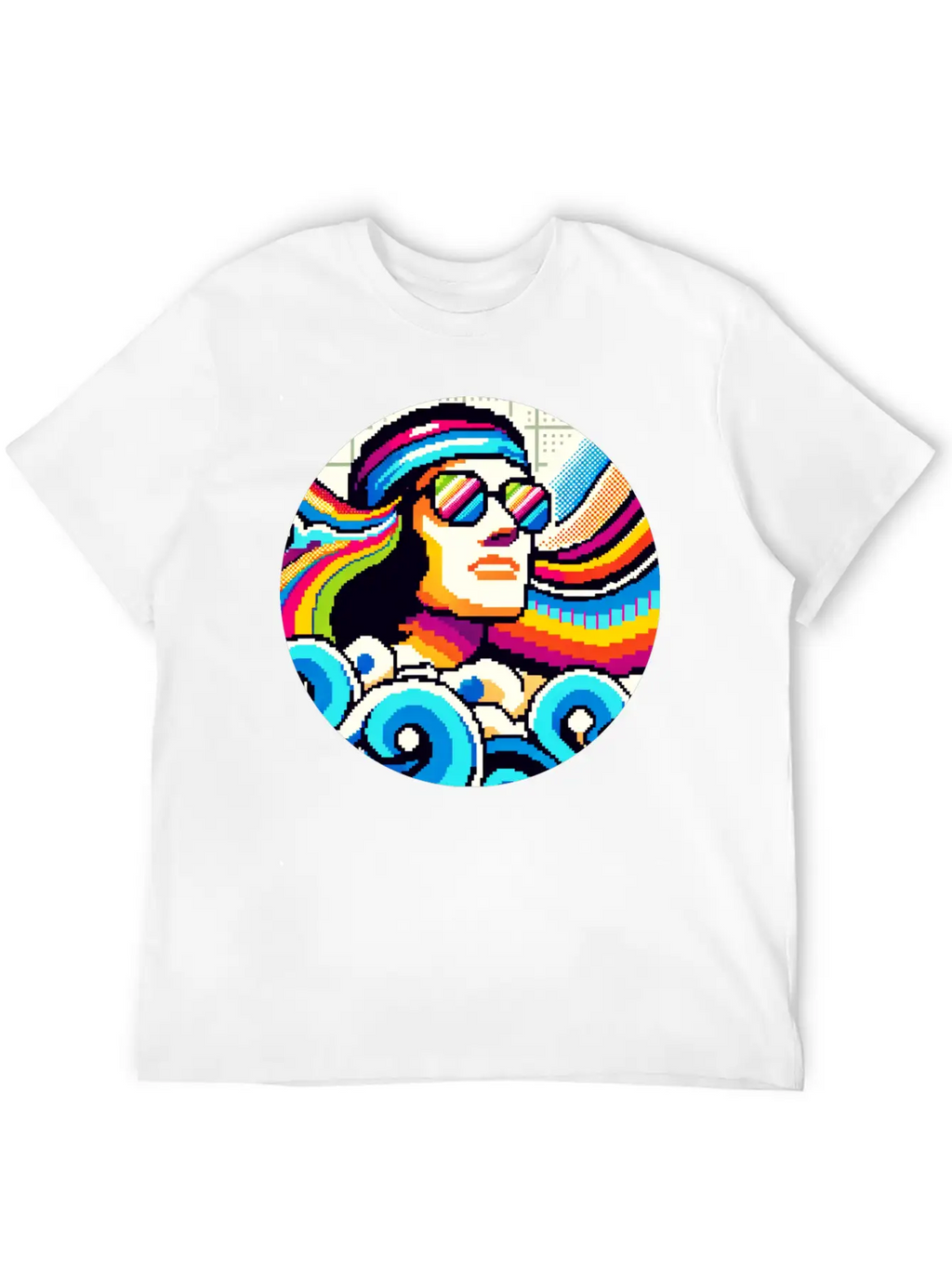 Retro Vibes: Groovy Hobbies In Pixel Art Breathable Graphic T-Shirt – Perfect For Casual Days