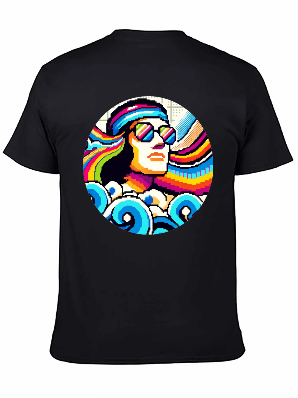 Retro Vibes: Groovy Hobbies In Pixel Art Breathable Graphic T-Shirt – Perfect For Casual Days