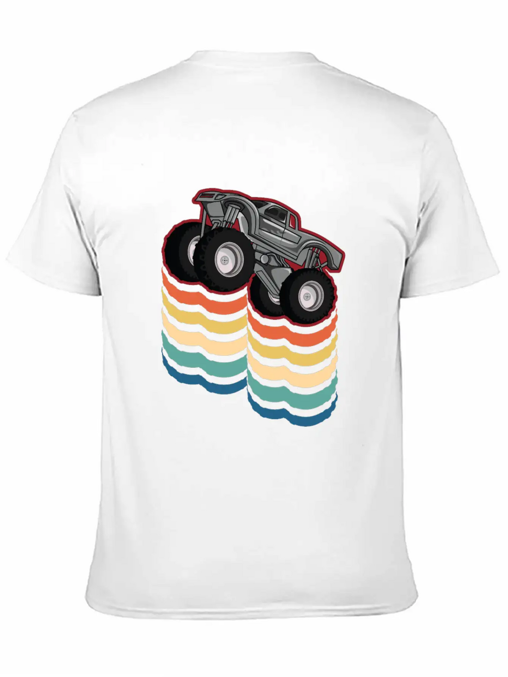 Retro Vintage Monster Truck... Monster Truck Breathable Graphic T-Shirt – Perfect For Casual Days