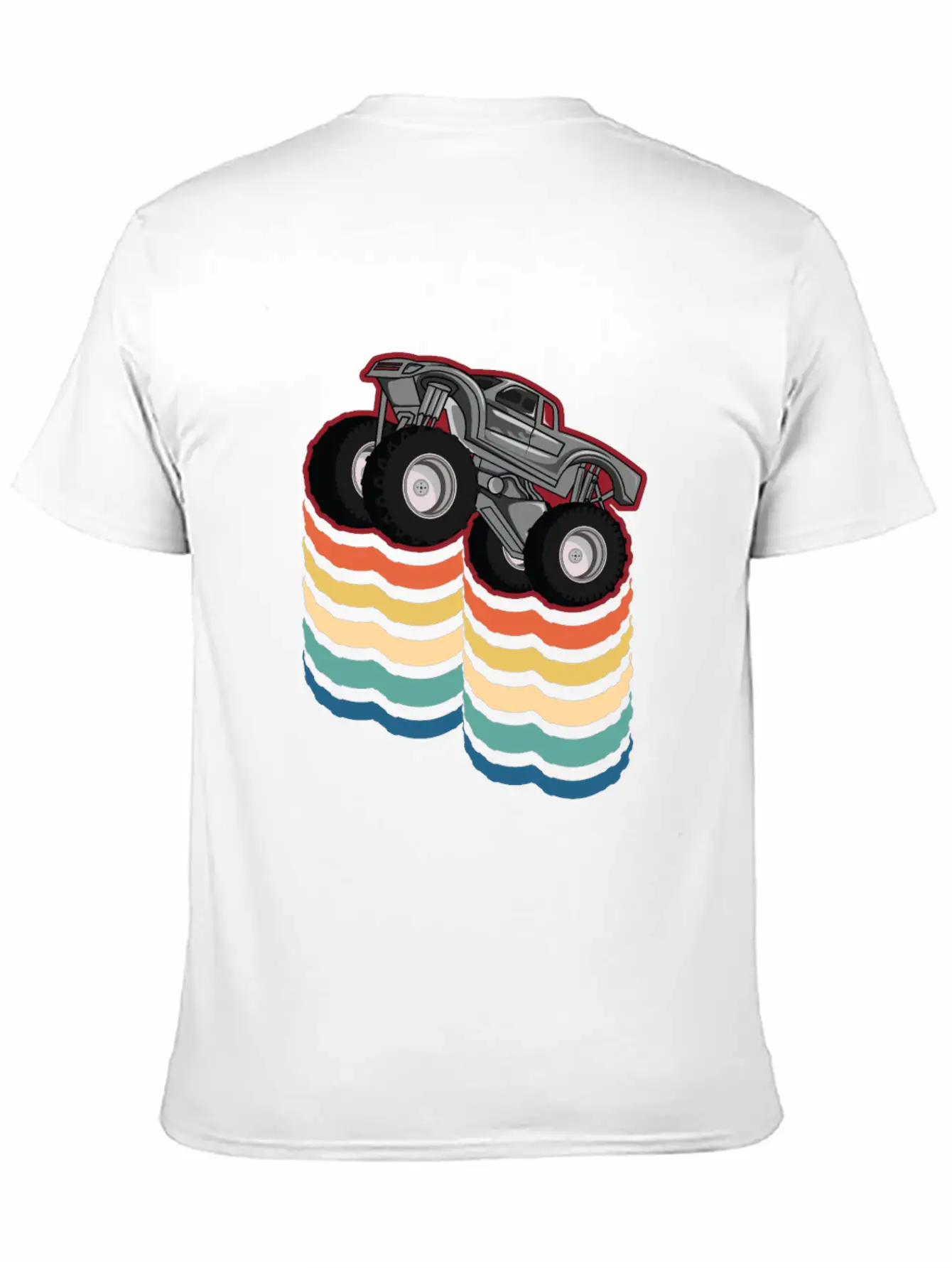 Retro Vintage Monster Truck... Monster Truck Breathable Graphic T-Shirt – Perfect For Casual Days