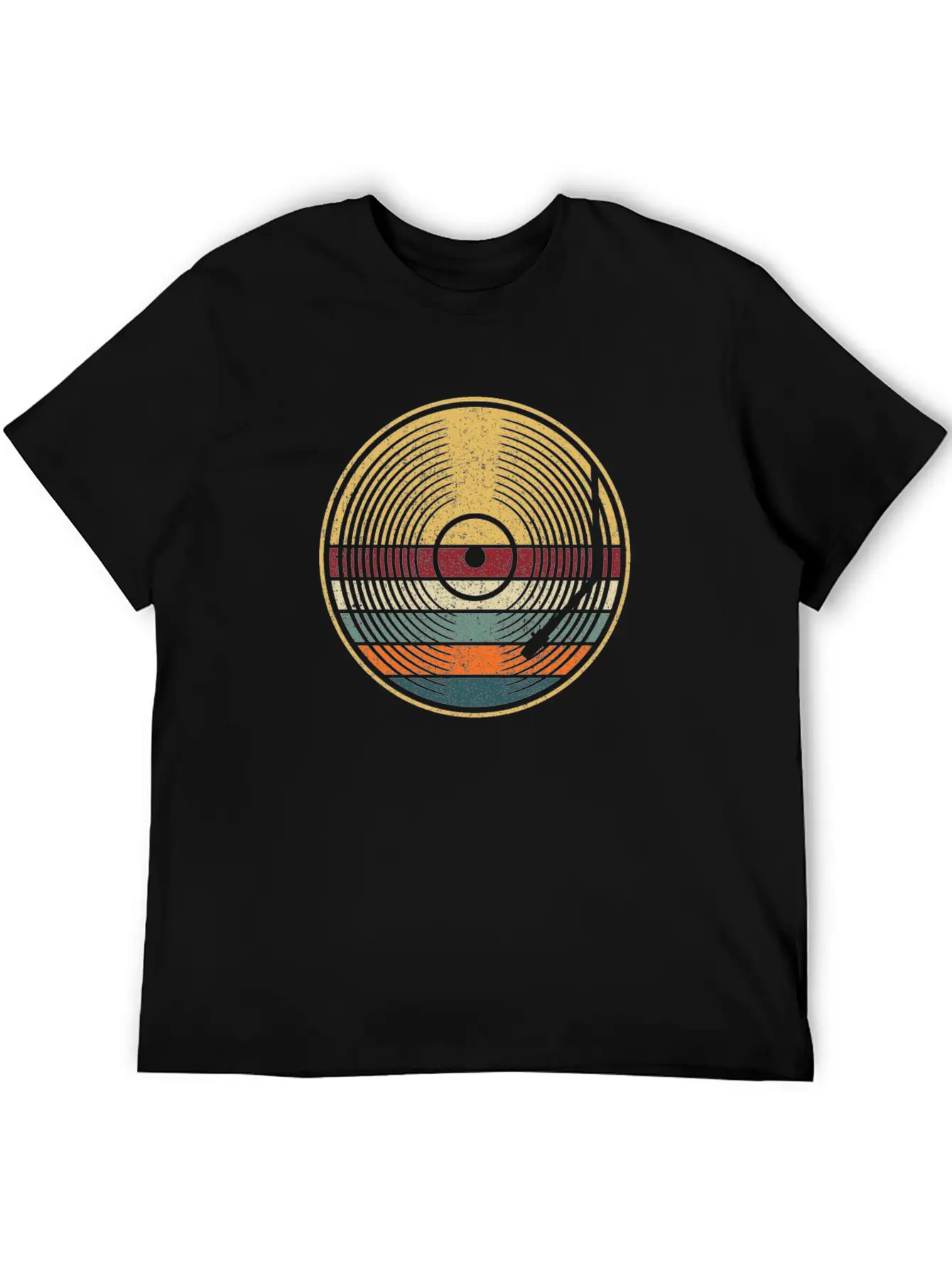 Retro Vinyl Disc LP Records Classic Cotton Tee – Unisex Comfort For Any Season