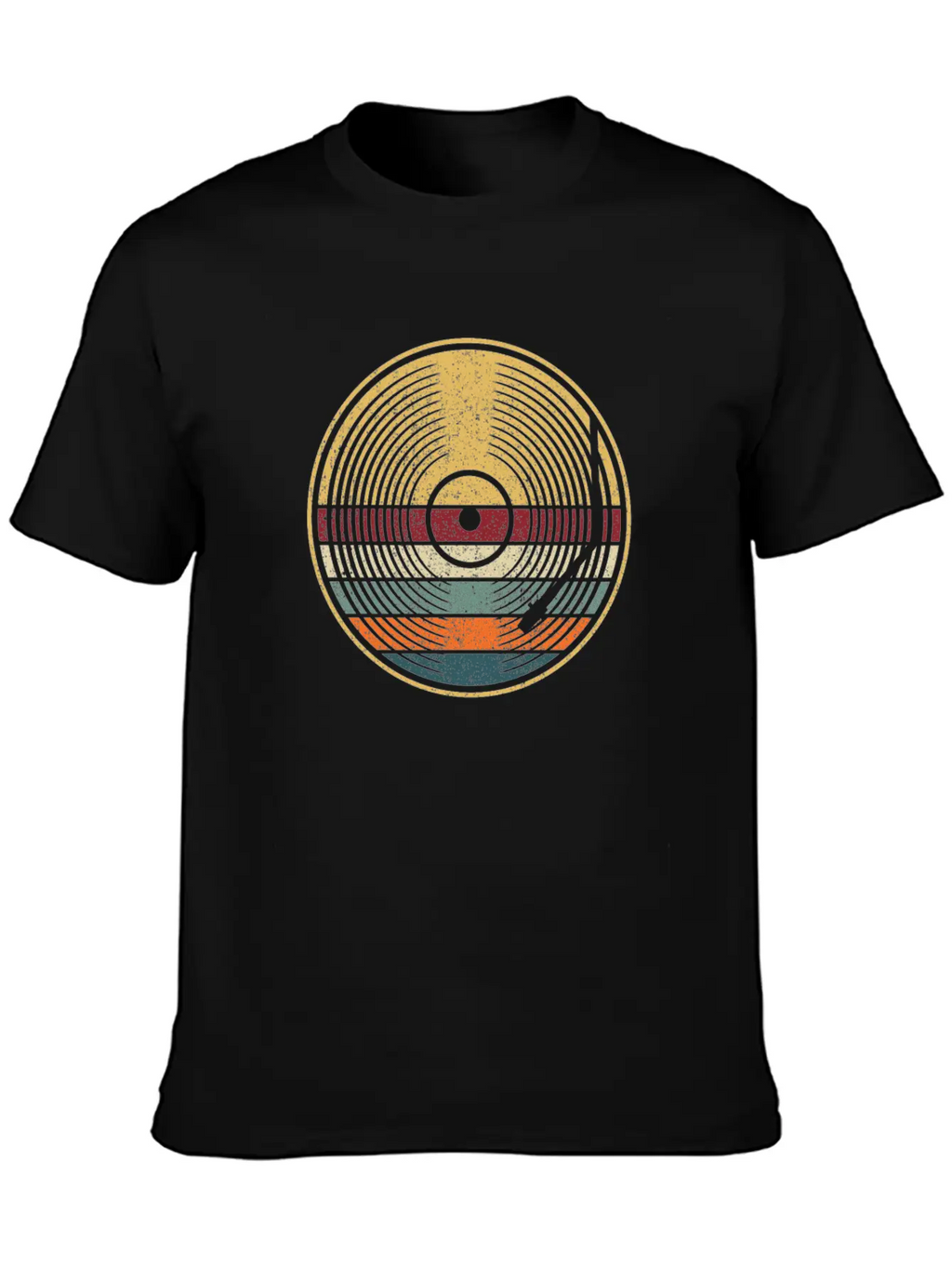 Retro Vinyl Disc LP Records Classic Cotton Tee – Unisex Comfort For Any Season