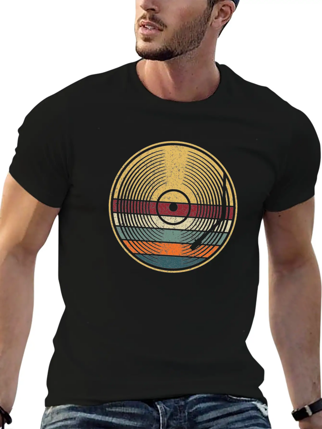 Retro Vinyl Disc LP Records Classic Cotton Tee – Unisex Comfort For Any Season