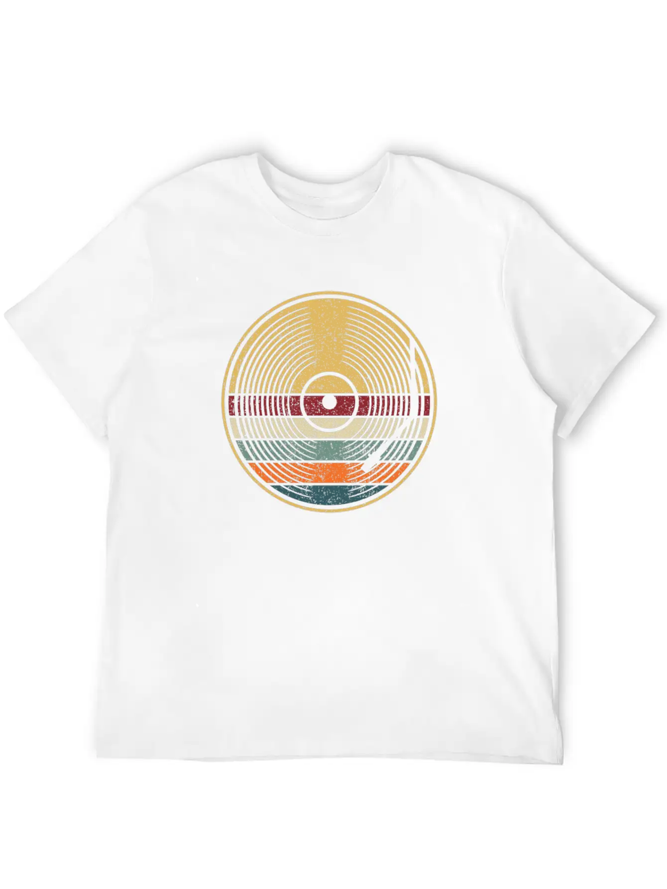 Retro Vinyl Disc LP Records Classic Cotton Tee – Unisex Comfort For Any Season