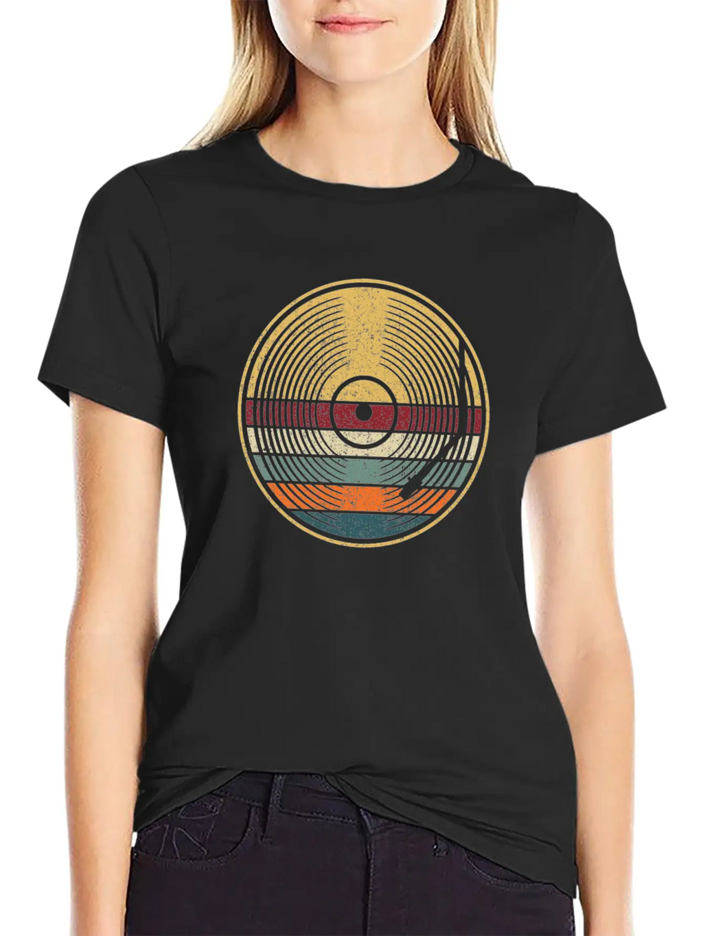 Retro Vinyl Disc LP Records Classic Cotton Tee – Unisex Comfort For Any Season