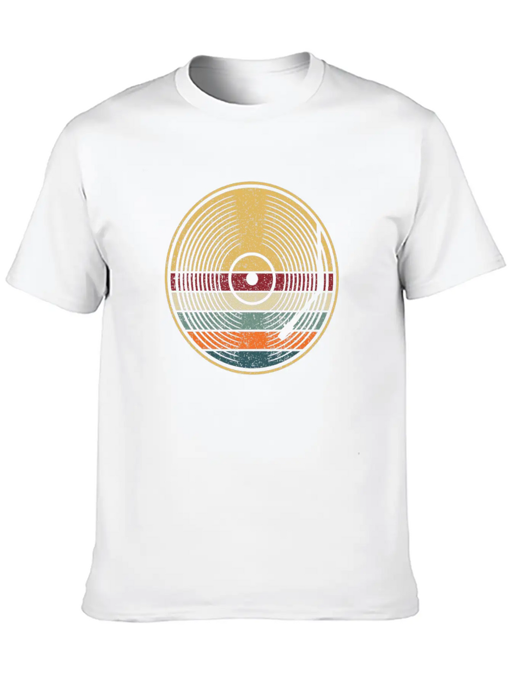 Retro Vinyl Disc LP Records Classic Cotton Tee – Unisex Comfort For Any Season