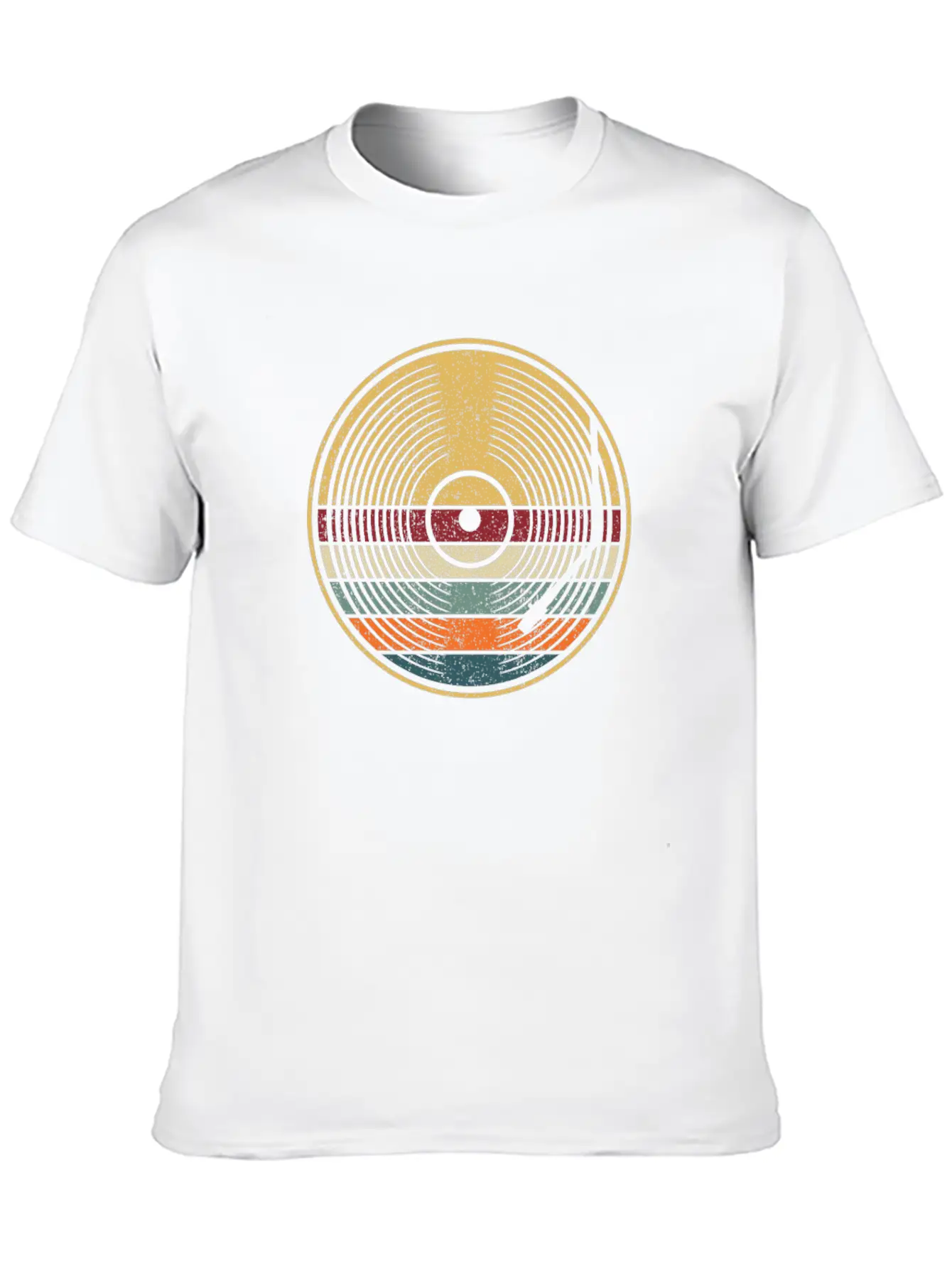 Retro Vinyl Disc LP Records Classic Cotton Tee – Unisex Comfort For Any Season