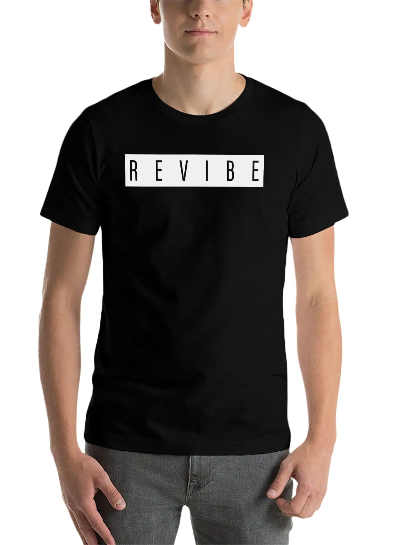 REVIBE Relaxed Everyday Tee – Lightweight And Durable Cotton