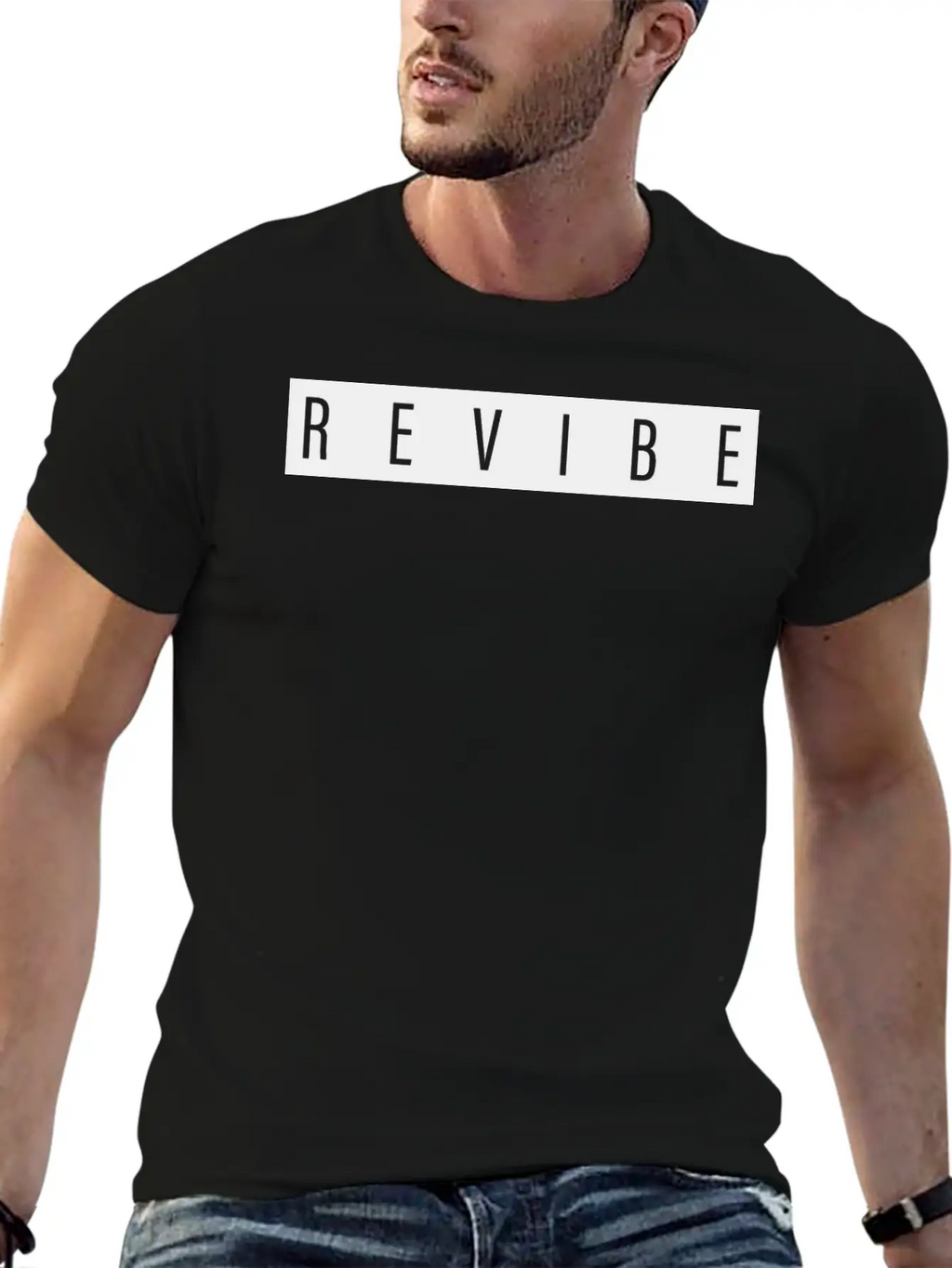REVIBE Relaxed Everyday Tee – Lightweight And Durable Cotton
