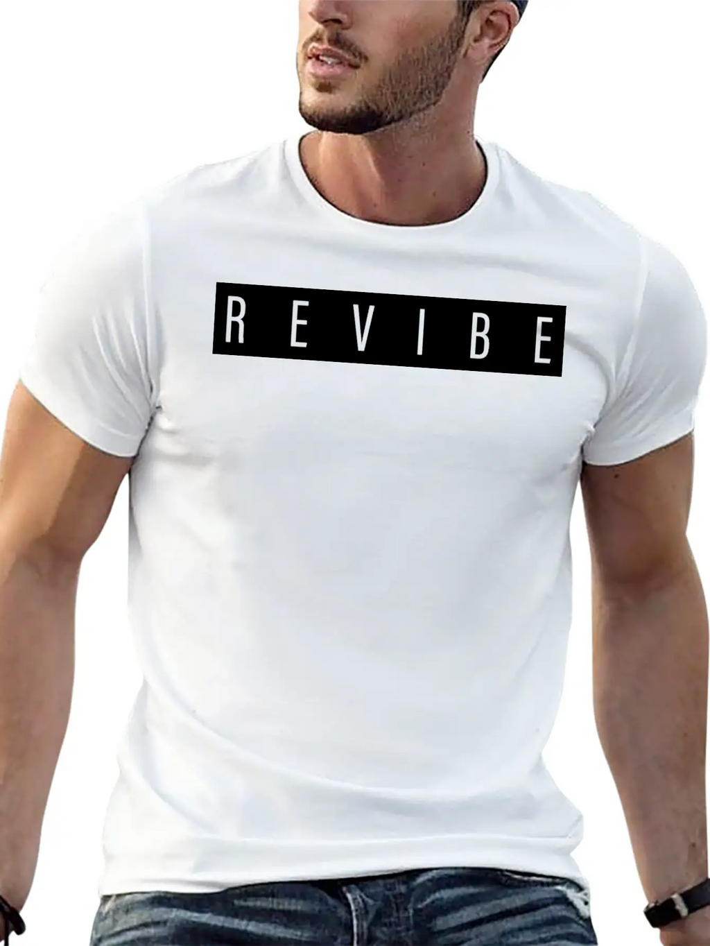REVIBE Relaxed Everyday Tee – Lightweight And Durable Cotton