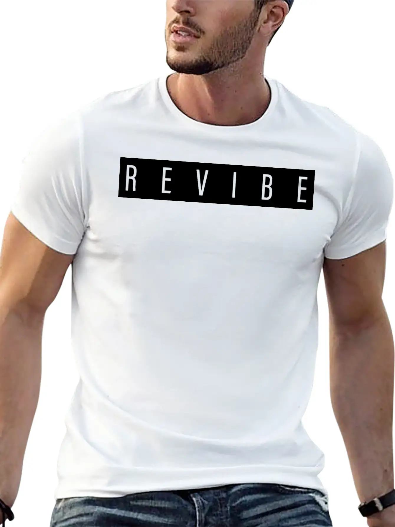 REVIBE Relaxed Everyday Tee – Lightweight And Durable Cotton