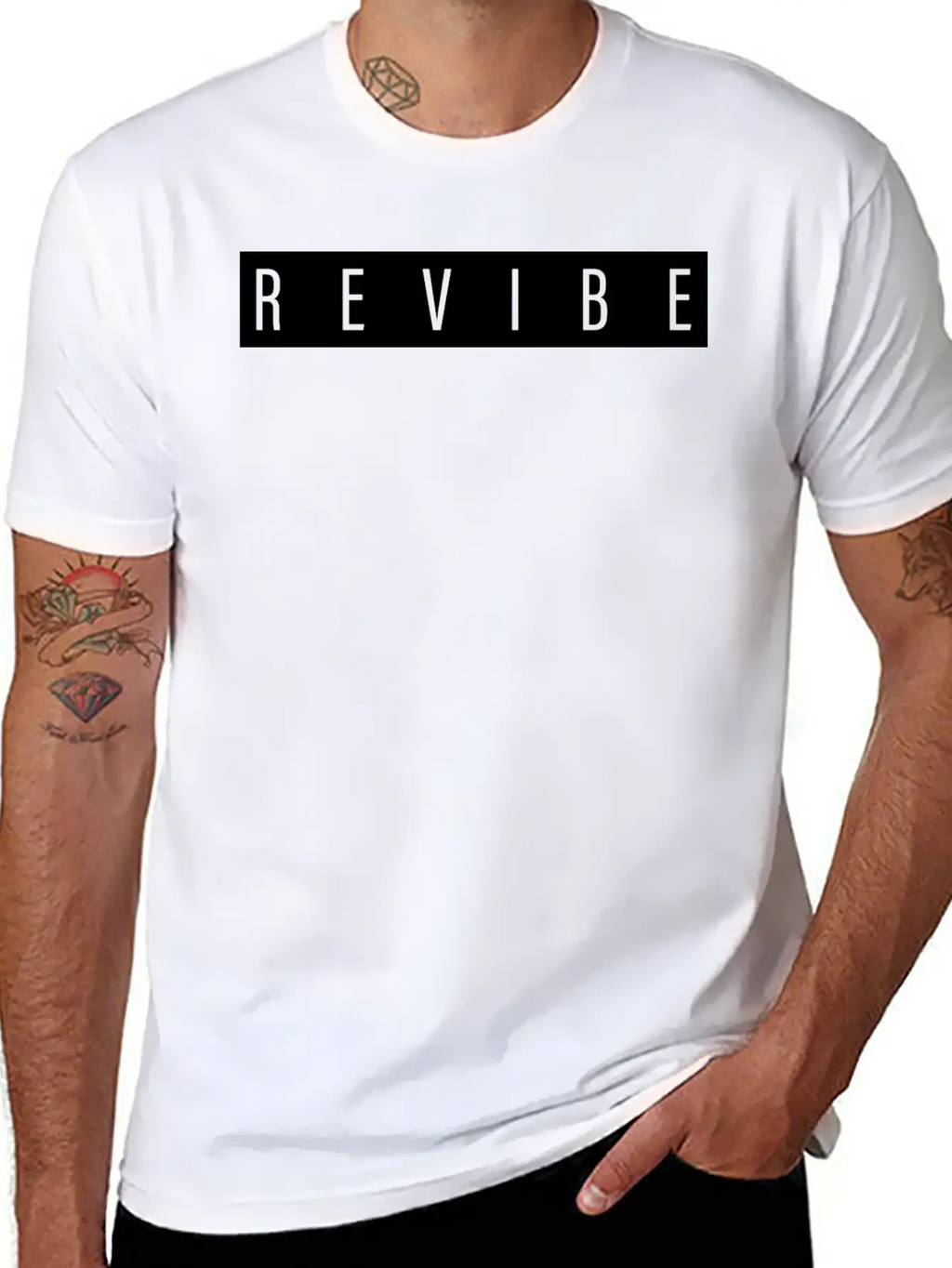 REVIBE Relaxed Everyday Tee – Lightweight And Durable Cotton