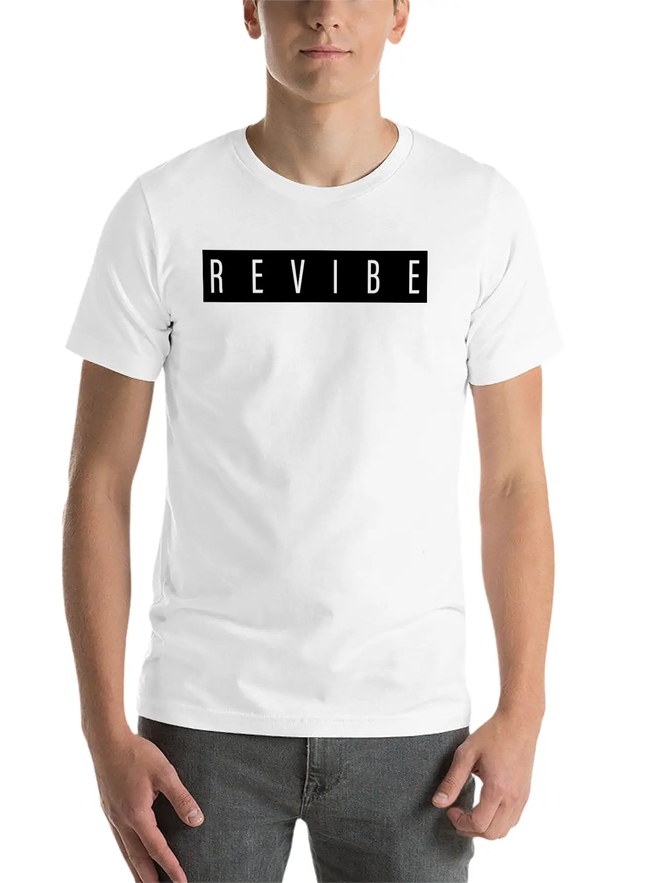 REVIBE Relaxed Everyday Tee – Lightweight And Durable Cotton