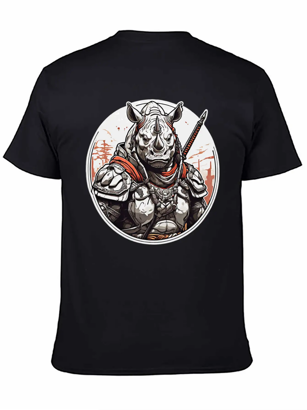 Rhino Design Clothing Apparel T-shirts Stylish Everyday T-Shirt – Unisex Basic Cotton Tee