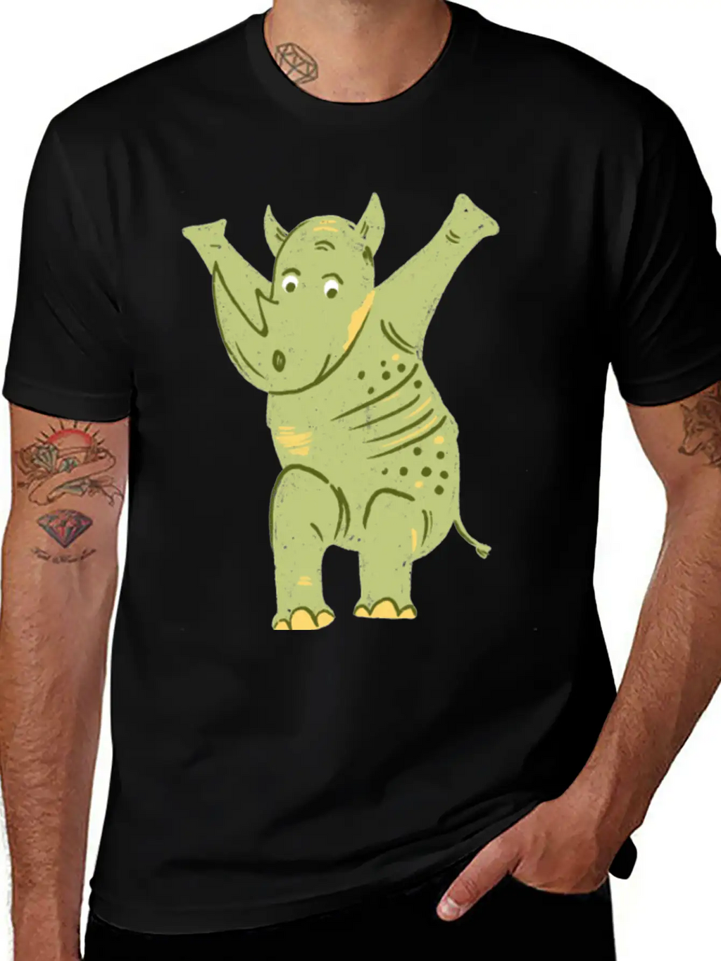 Rhino Skater Timeless Short Sleeve Tee – Comfy And Minimalist Design