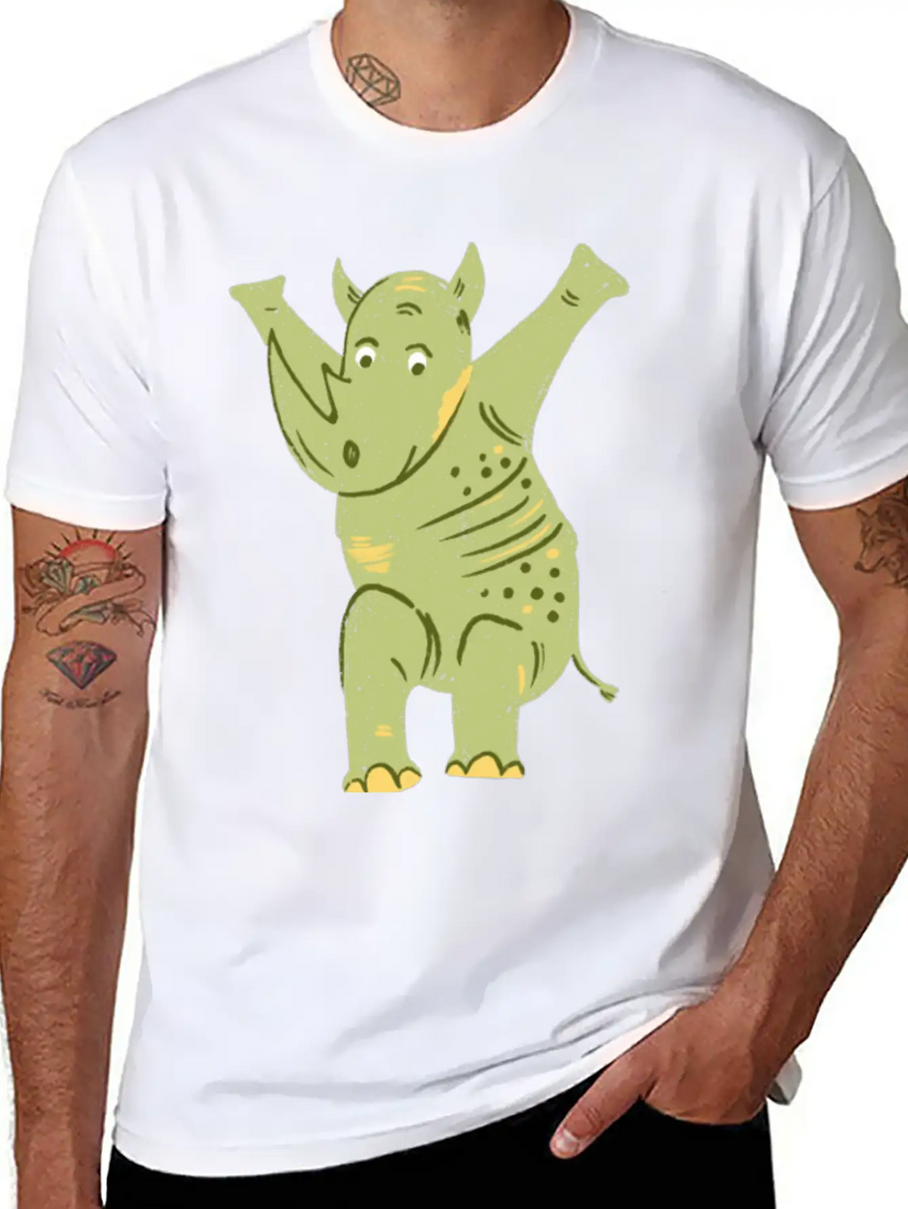 Rhino Skater Timeless Short Sleeve Tee – Comfy And Minimalist Design