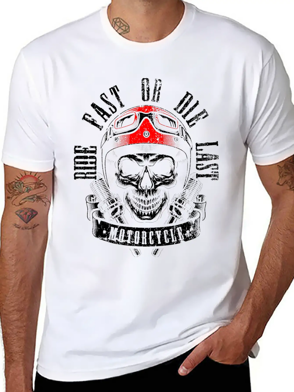 Ride Fast Or Die Last Essential Cotton Tee For Daily Outfits – Unisex Style