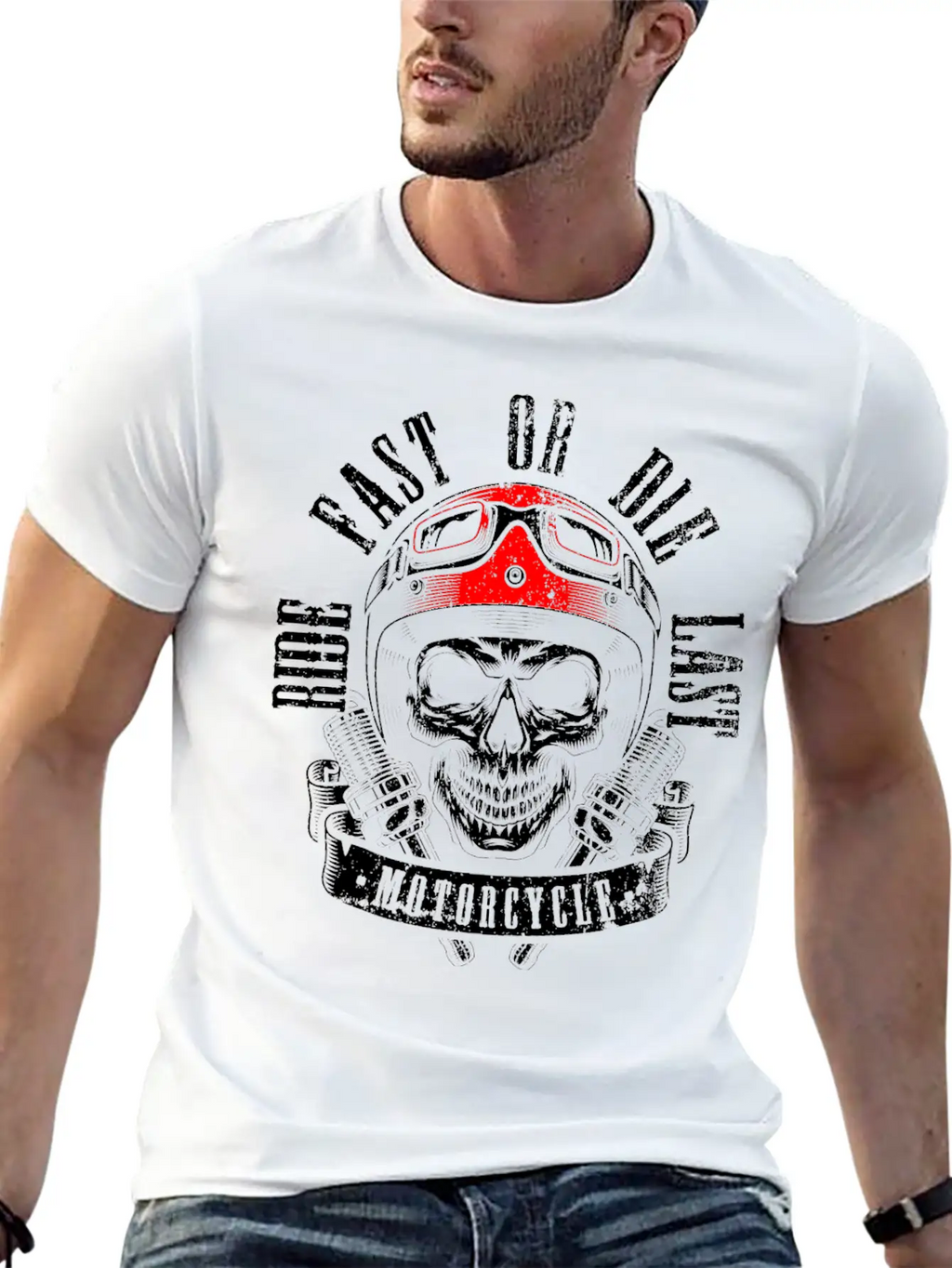 Ride Fast Or Die Last Essential Cotton Tee For Daily Outfits – Unisex Style