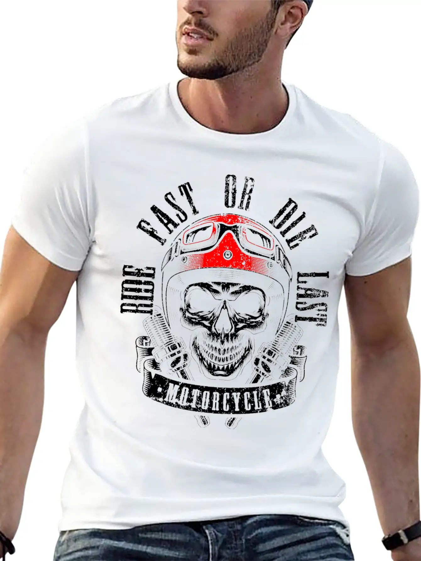Ride Fast Or Die Last Essential Cotton Tee For Daily Outfits – Unisex Style
