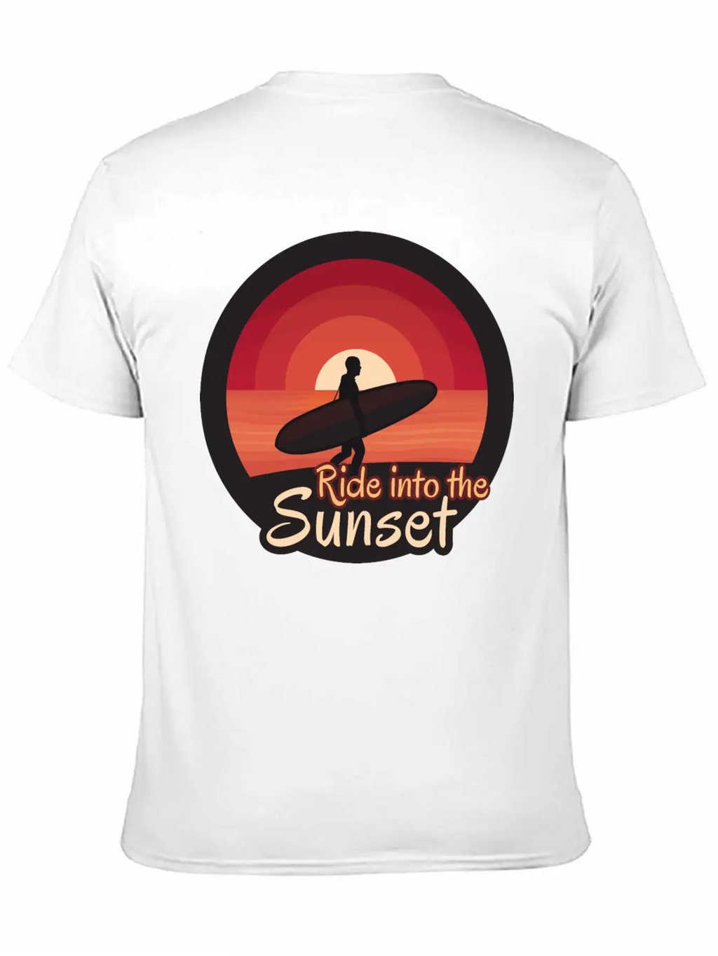 Ride Into The Sunset Stylish Everyday T-Shirt – Unisex Basic Cotton Tee