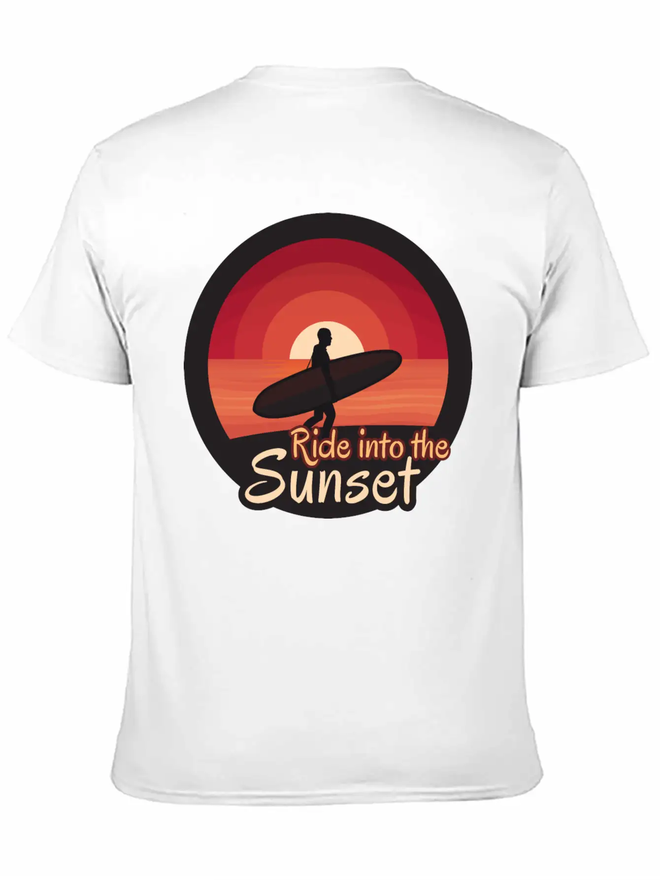 Ride Into The Sunset Stylish Everyday T-Shirt – Unisex Basic Cotton Tee
