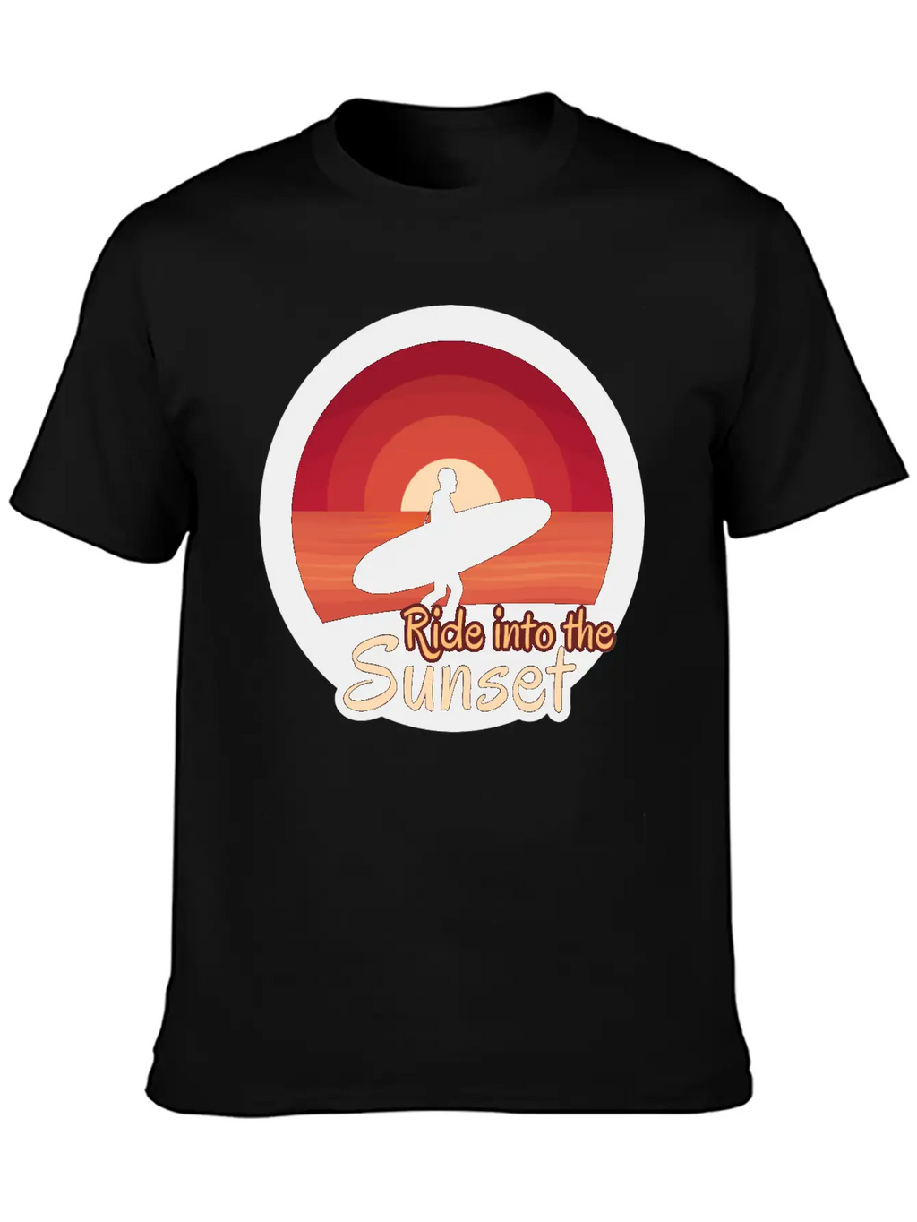 Ride Into The Sunset Stylish Everyday T-Shirt – Unisex Basic Cotton Tee