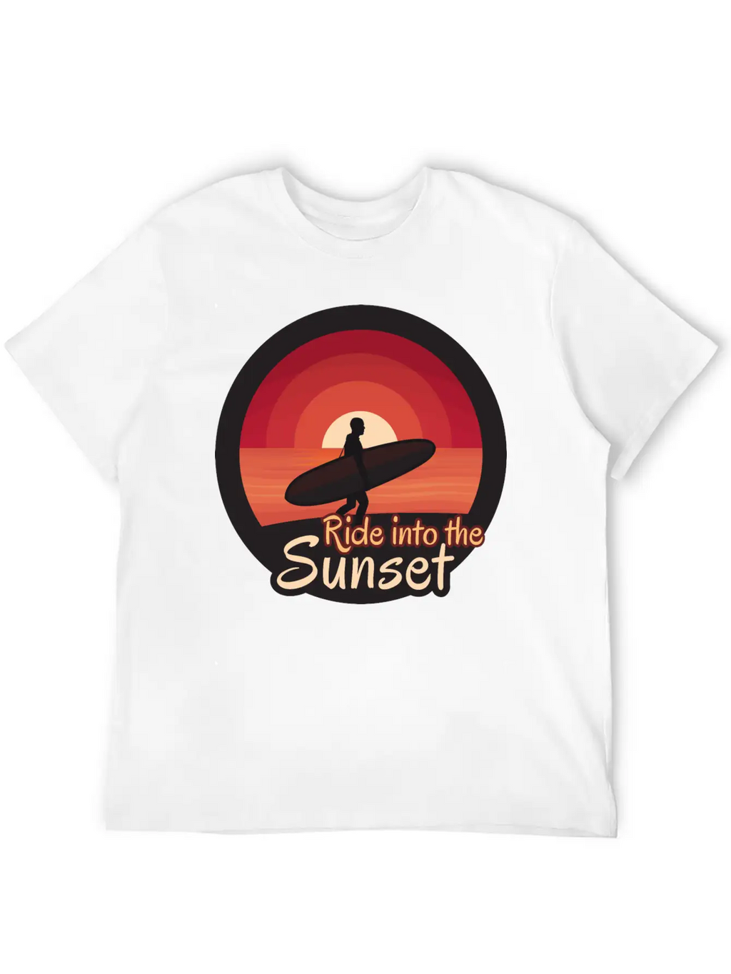 Ride Into The Sunset Stylish Everyday T-Shirt – Unisex Basic Cotton Tee