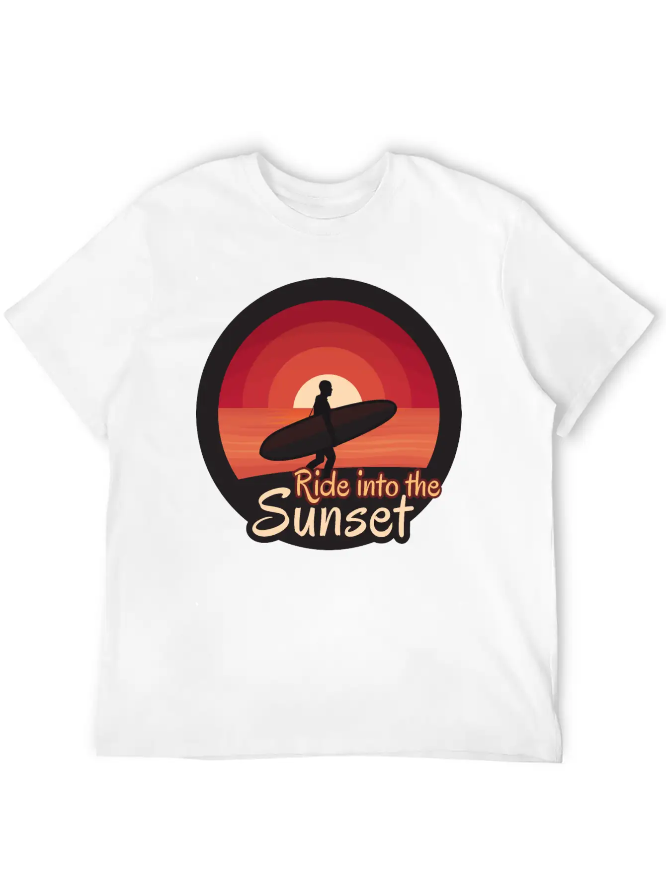 Ride Into The Sunset Stylish Everyday T-Shirt – Unisex Basic Cotton Tee