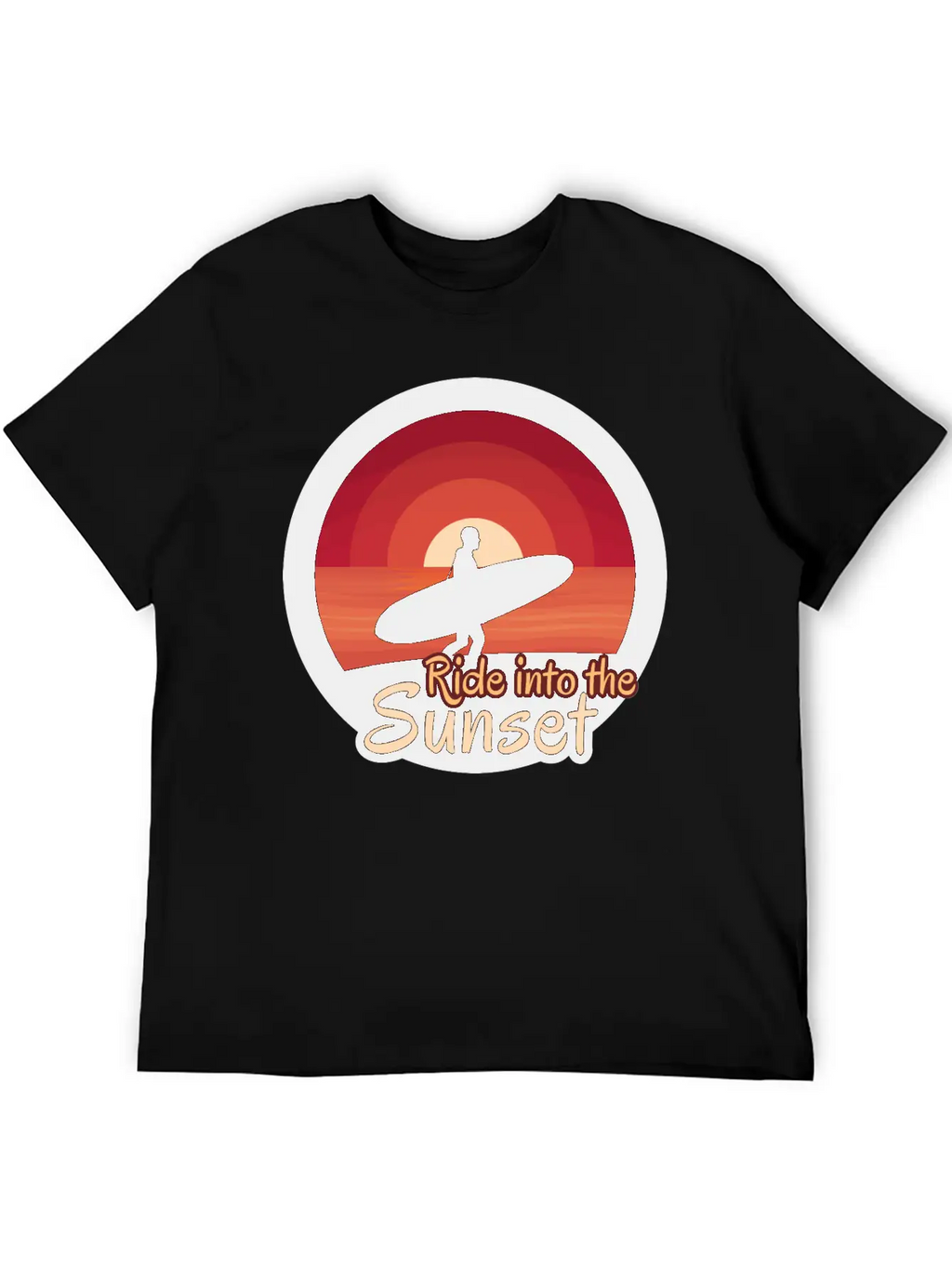 Ride Into The Sunset Stylish Everyday T-Shirt – Unisex Basic Cotton Tee