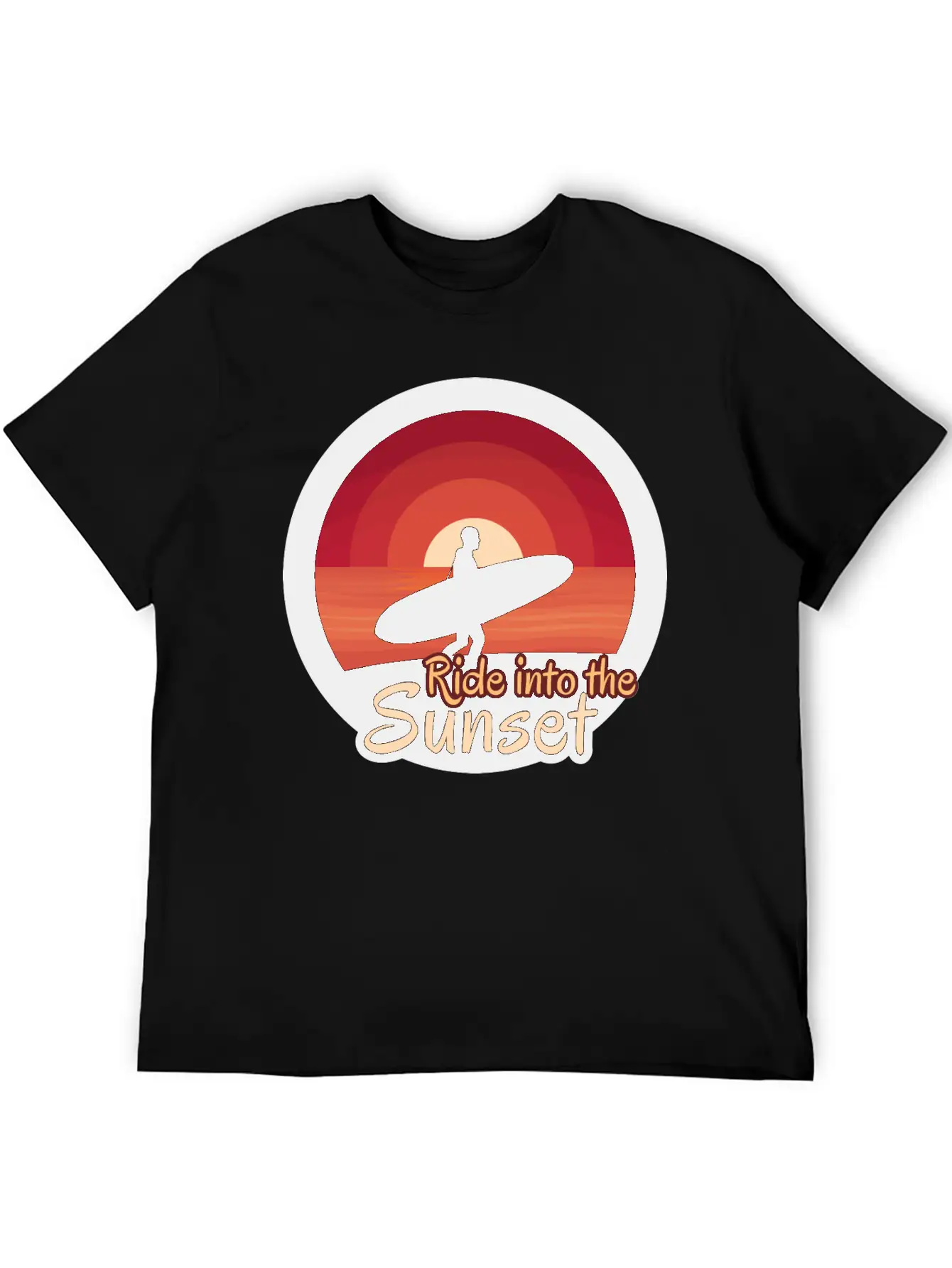 Ride Into The Sunset Stylish Everyday T-Shirt – Unisex Basic Cotton Tee