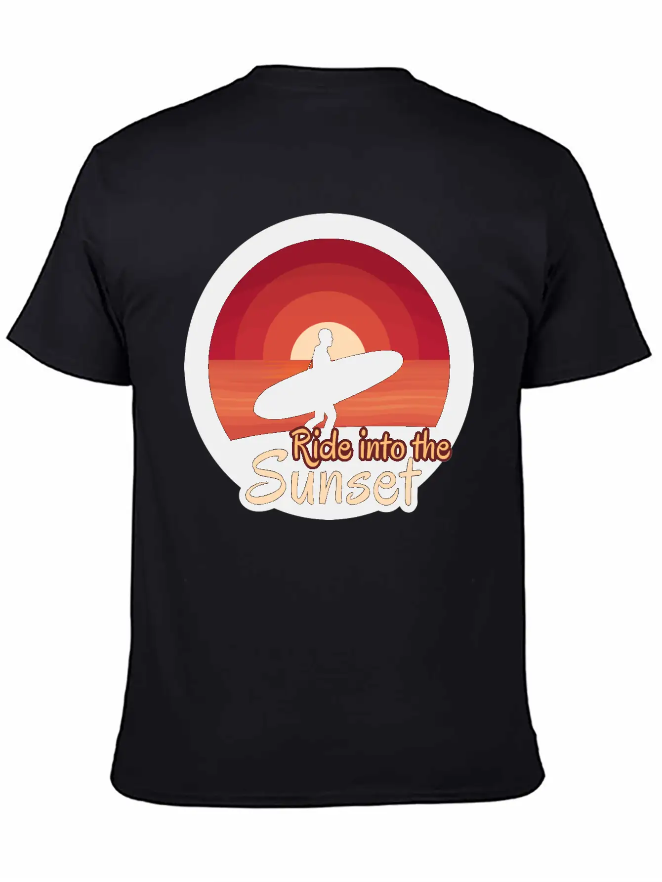 Ride Into The Sunset Stylish Everyday T-Shirt – Unisex Basic Cotton Tee