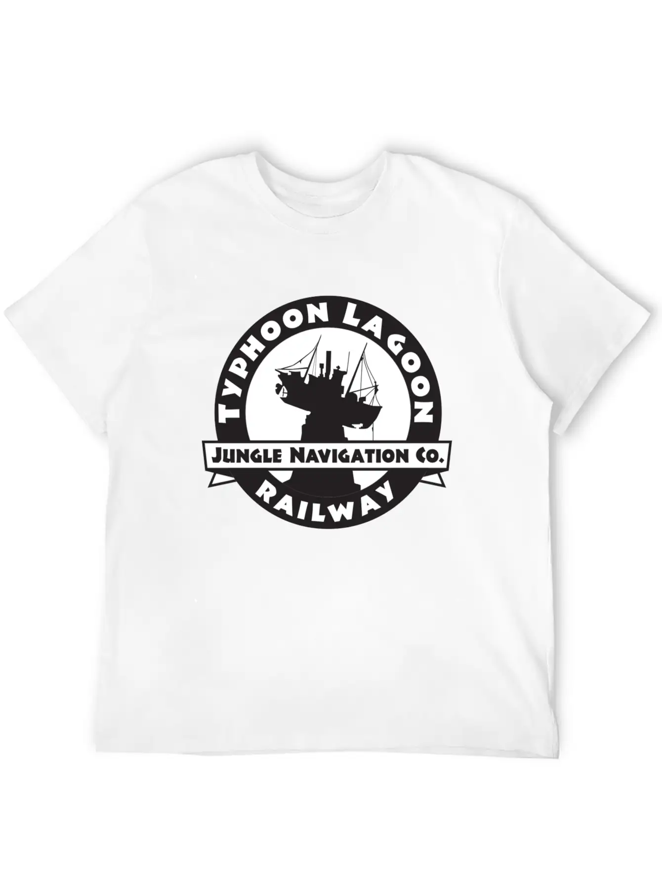 Ride The Typhoon Lagoon Railway! Essential Cotton Tee For Daily Outfits – Unisex Style