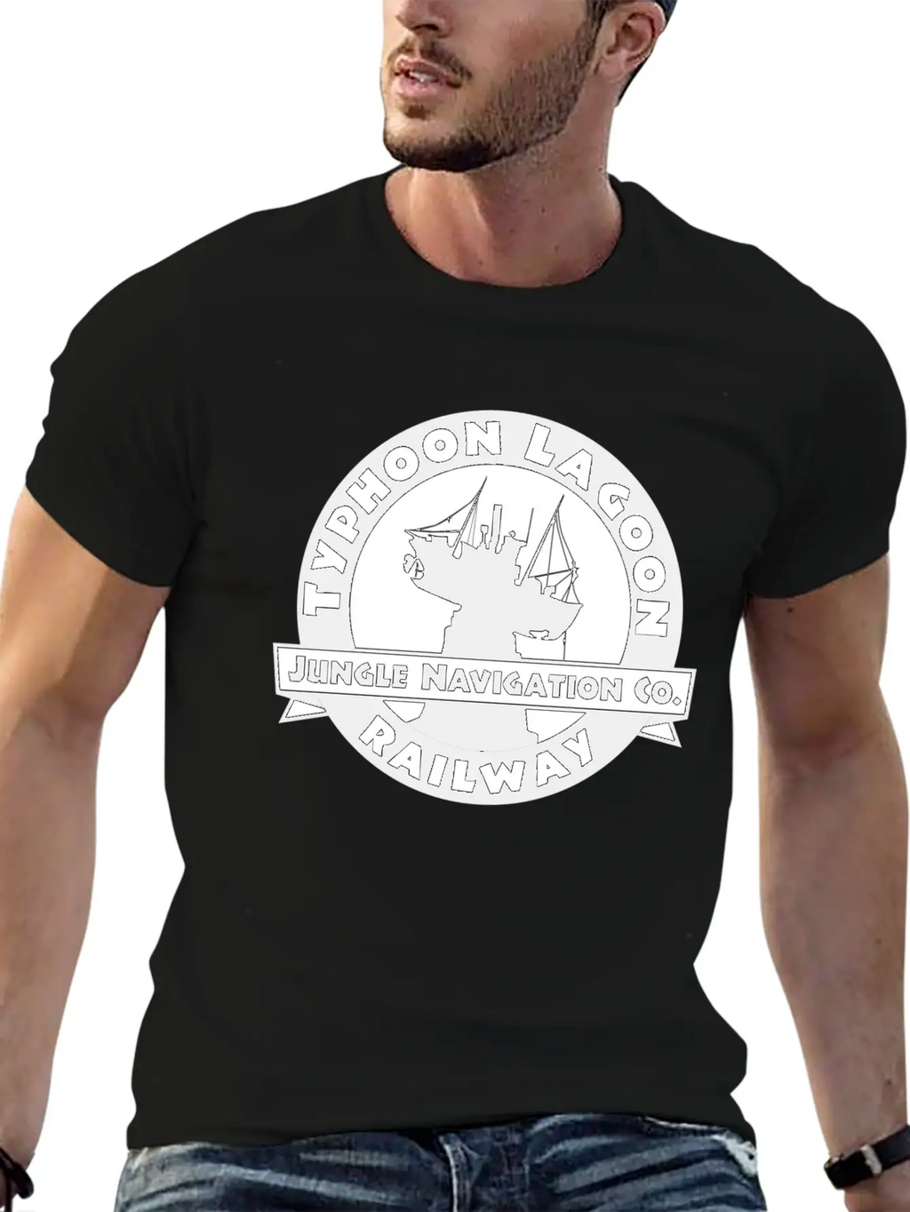 Ride The Typhoon Lagoon Railway! Essential Cotton Tee For Daily Outfits – Unisex Style