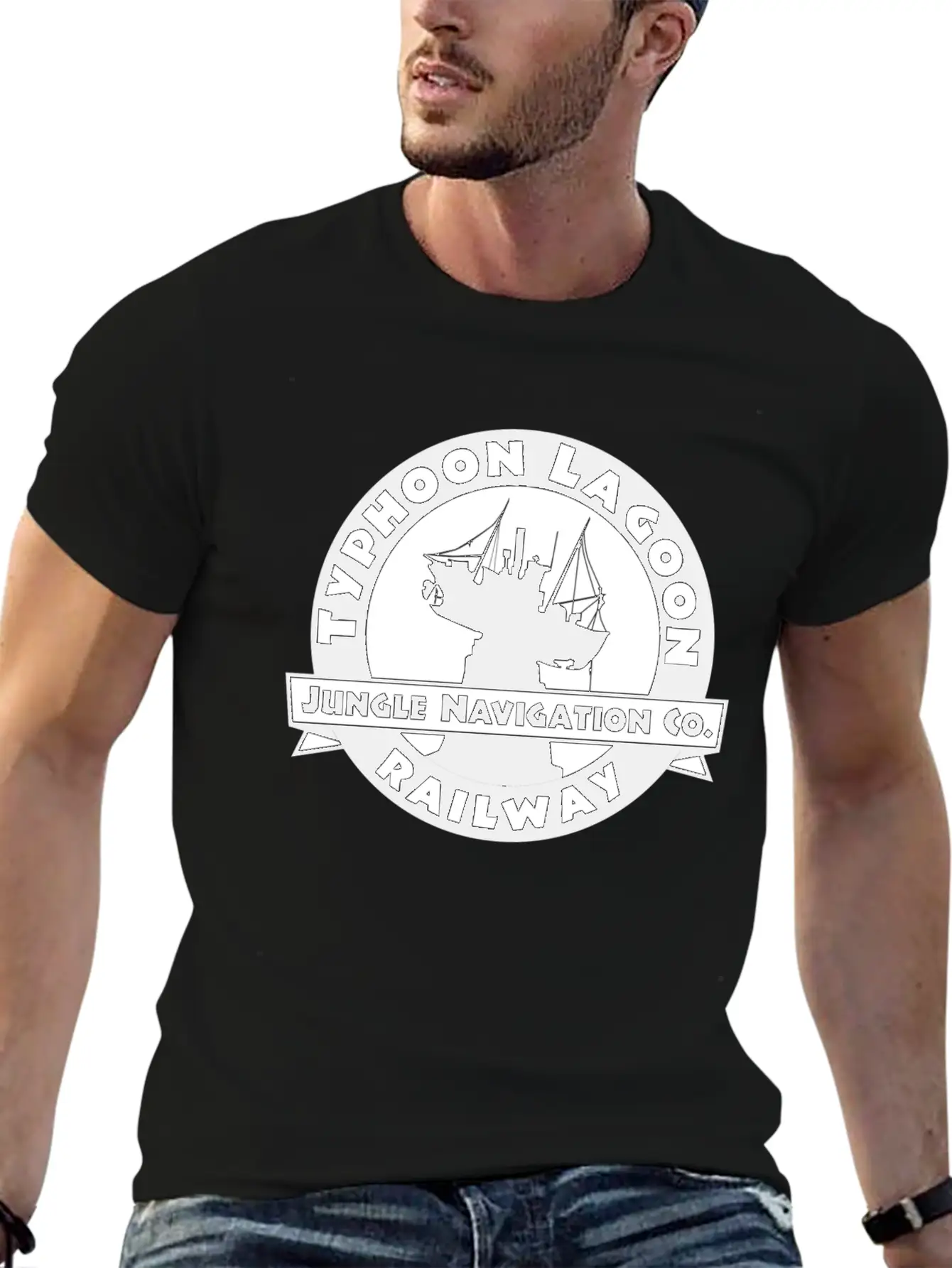 Ride The Typhoon Lagoon Railway! Essential Cotton Tee For Daily Outfits – Unisex Style