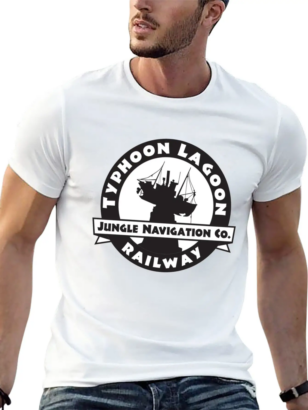 Ride The Typhoon Lagoon Railway! Essential Cotton Tee For Daily Outfits – Unisex Style