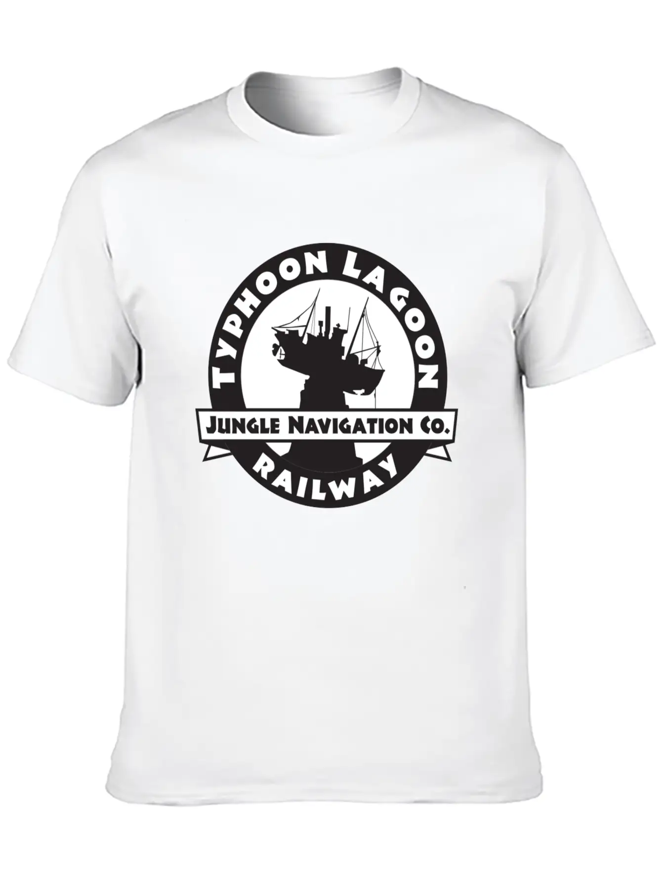 Ride The Typhoon Lagoon Railway! Essential Cotton Tee For Daily Outfits – Unisex Style