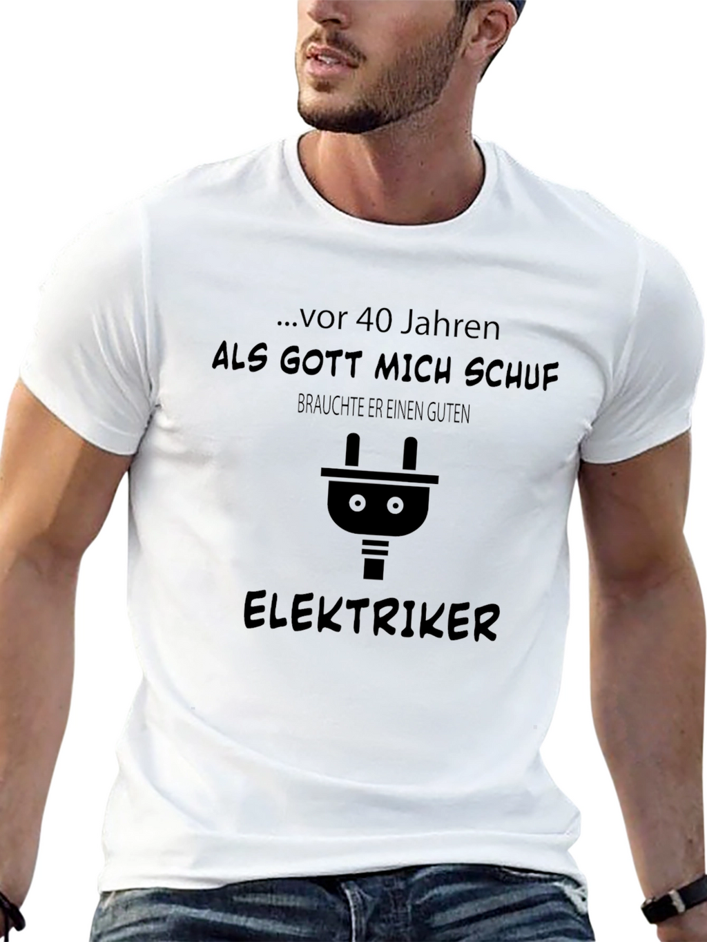 Funny Electrician T-Shirt - 40 Years