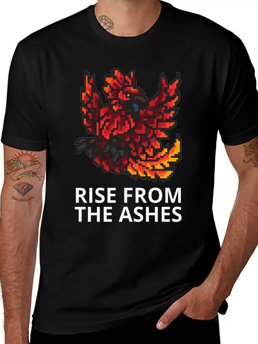 Rise From The Ashes Relaxed Everyday Tee – Lightweight And Durable Cotton
