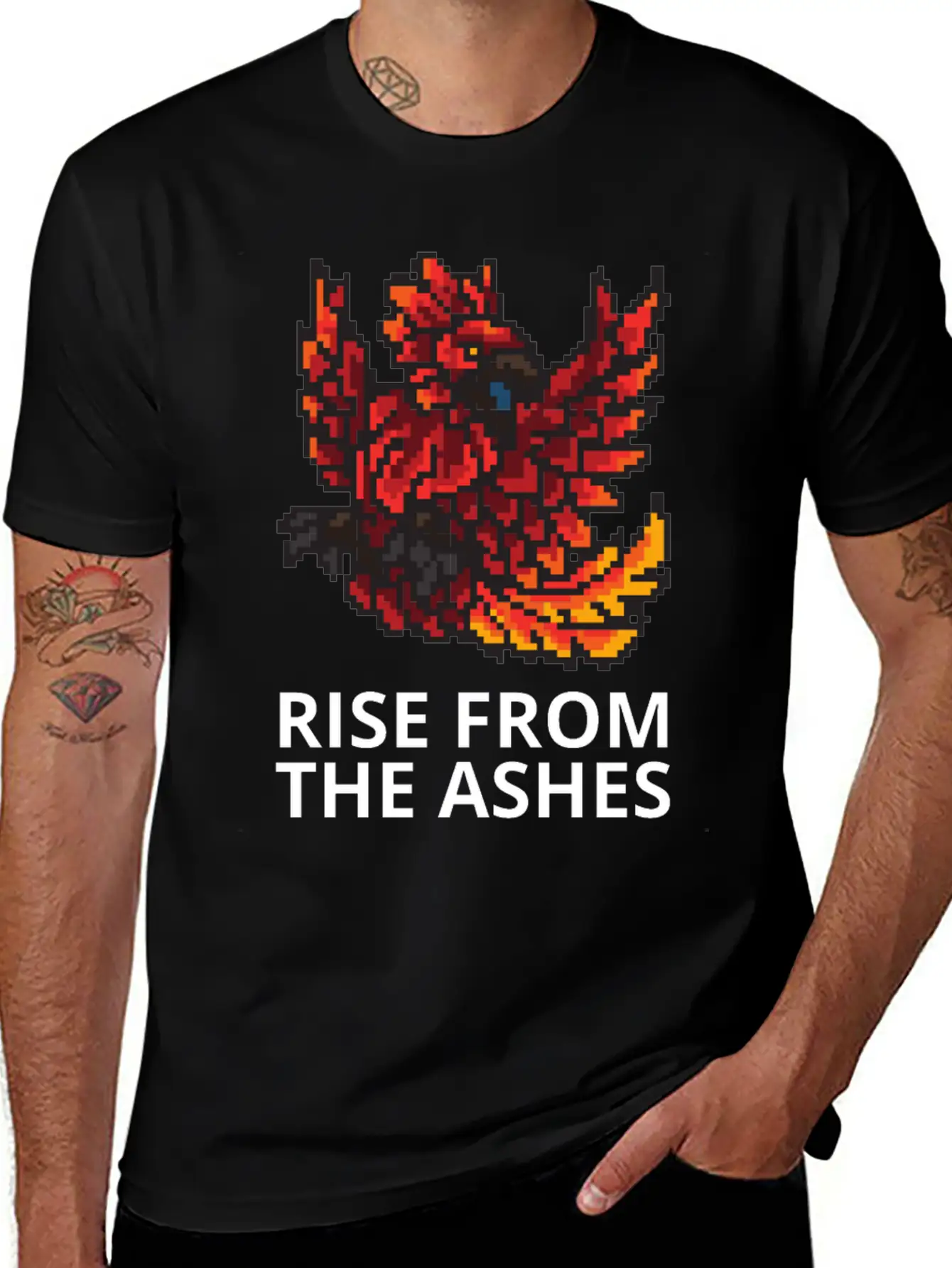 Rise From The Ashes Relaxed Everyday Tee – Lightweight And Durable Cotton