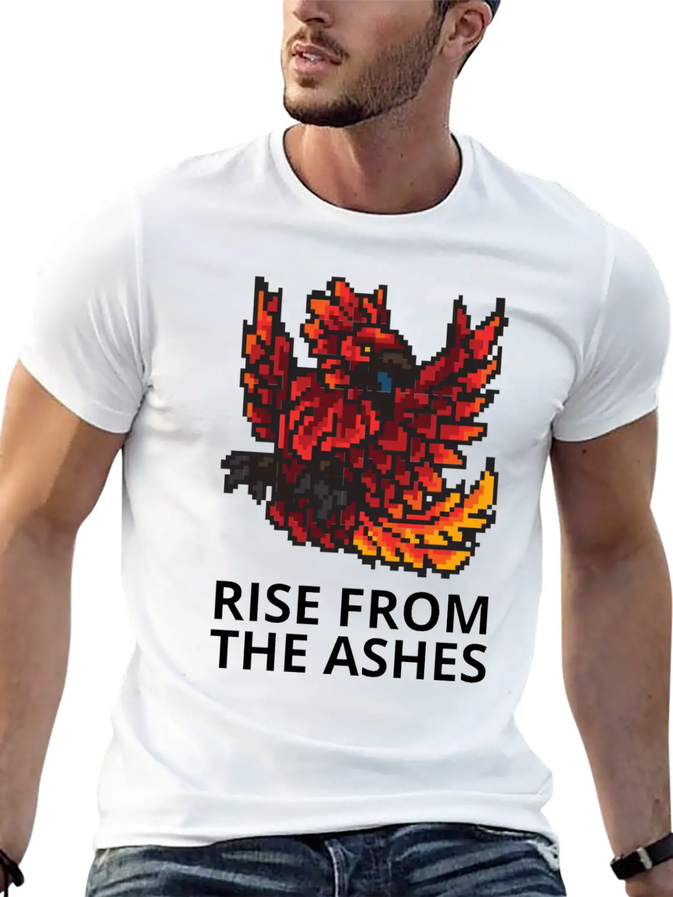 Rise From The Ashes Relaxed Everyday Tee – Lightweight And Durable Cotton