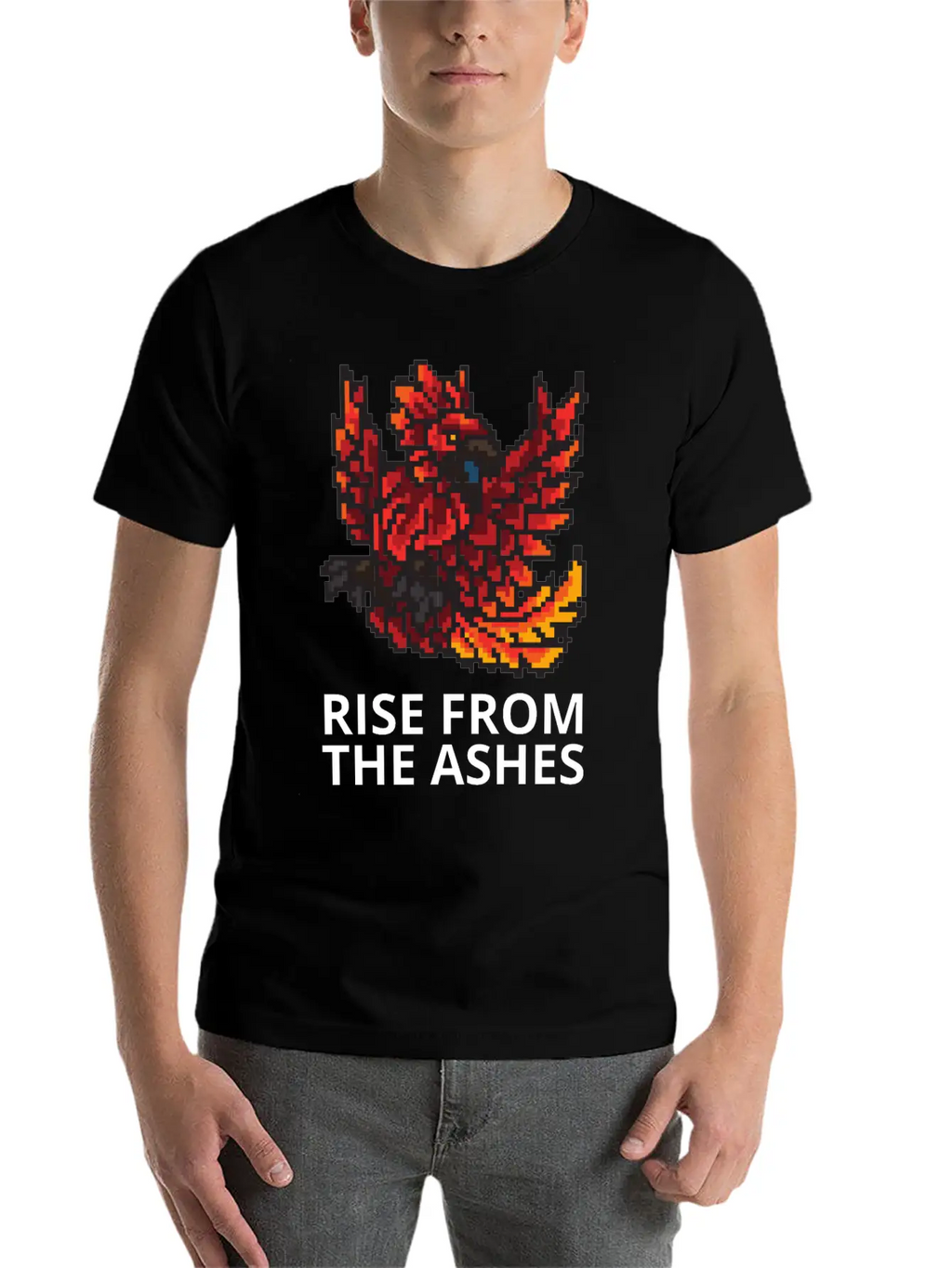 Rise From The Ashes Relaxed Everyday Tee – Lightweight And Durable Cotton